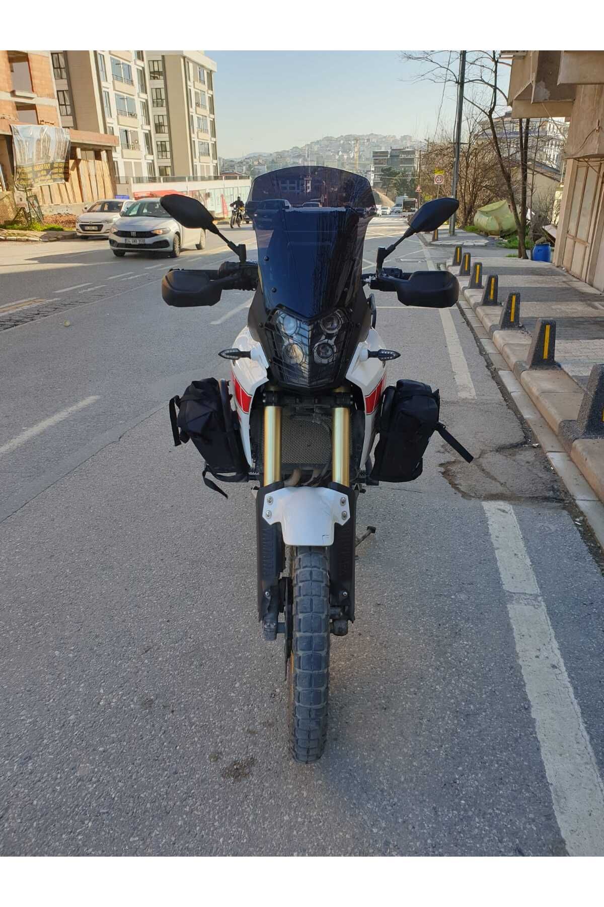 Yamaha Tenere Rall 700 Siperlik Ön Cam 2019 2025 Model 39cm Siyah Renkli 4mm