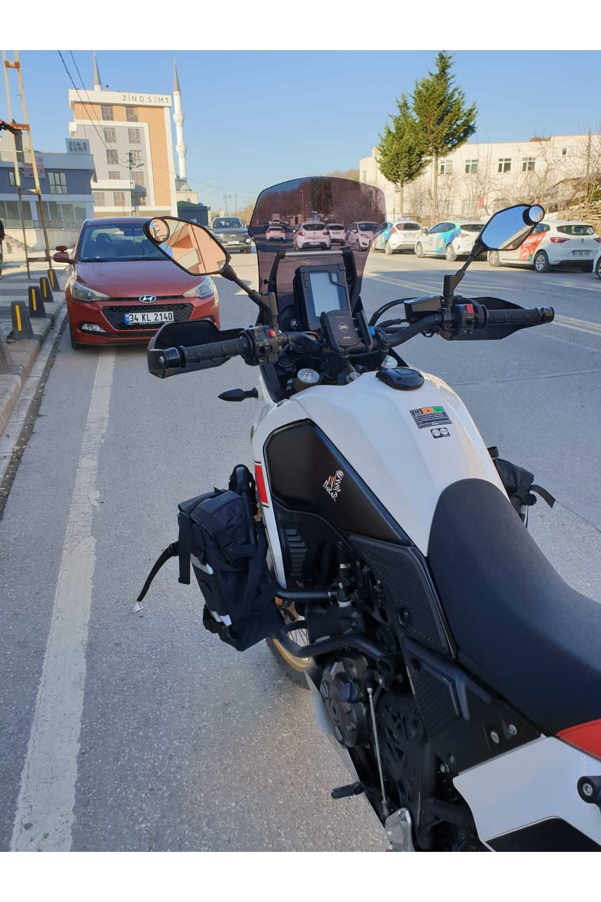 Yamaha Tenere Rall 700 Siperlik Ön Cam 2019 2025 Model 39cm Siyah Renkli 4mm