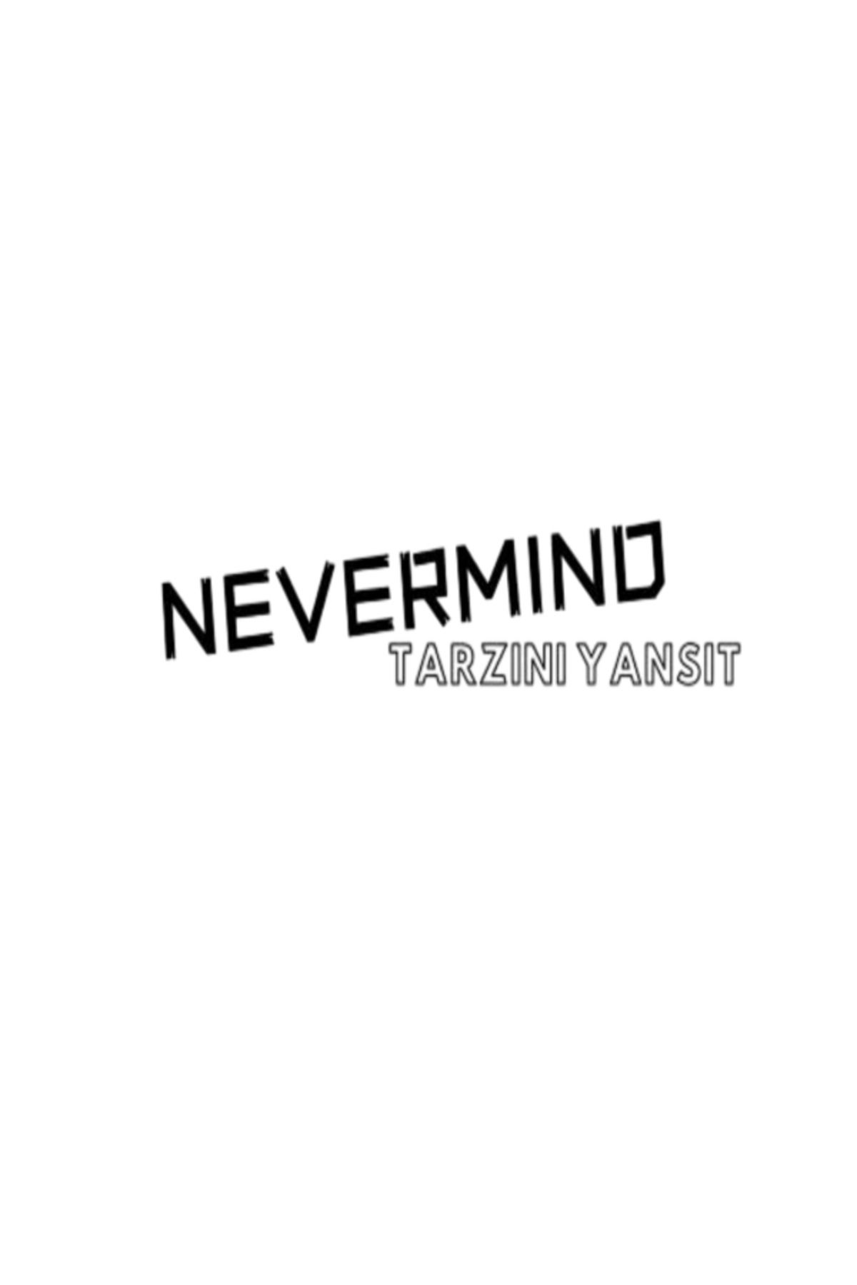 NEVERMIND-Unisex Women Men Nevermind Panda Custom Design Printed Oversize Tshirt 4