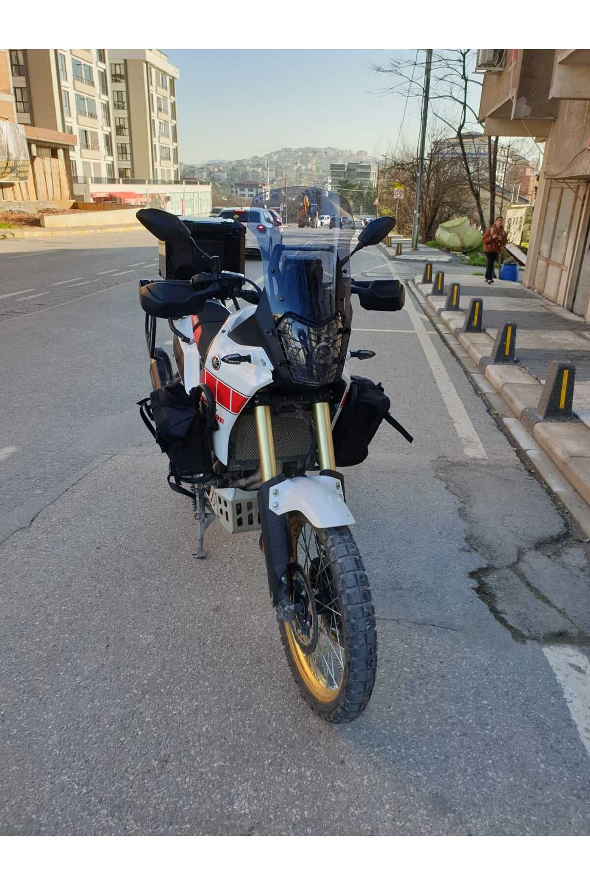 Yamaha Tenere Rall 700 Siperlik Ön Cam 2019 2025 Model 39cm Füme Renkli 4mm