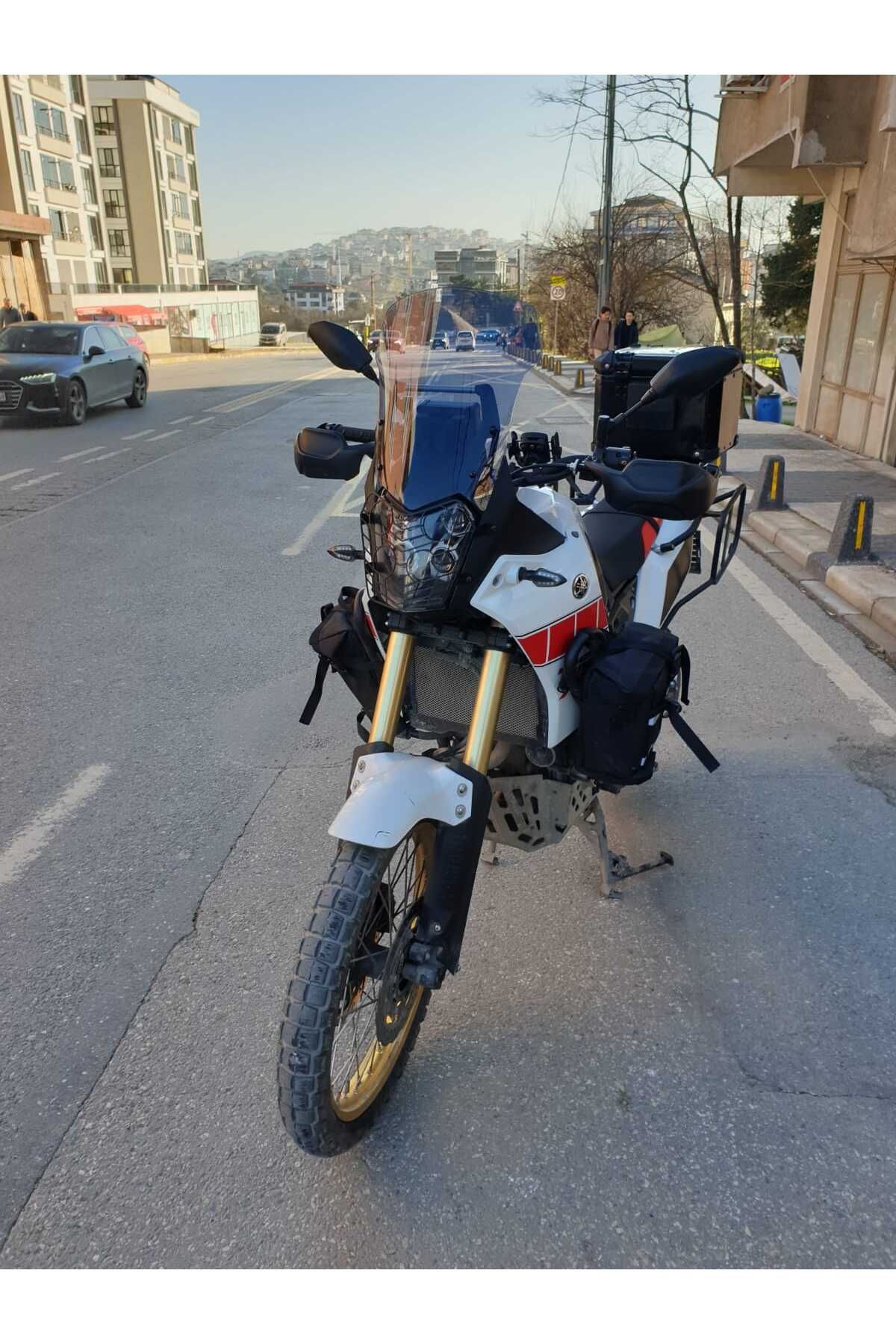 Yamaha Tenere Rall 700 Siperlik Ön Cam 2019 2025 Model 39cm Füme Renkli 4mm
