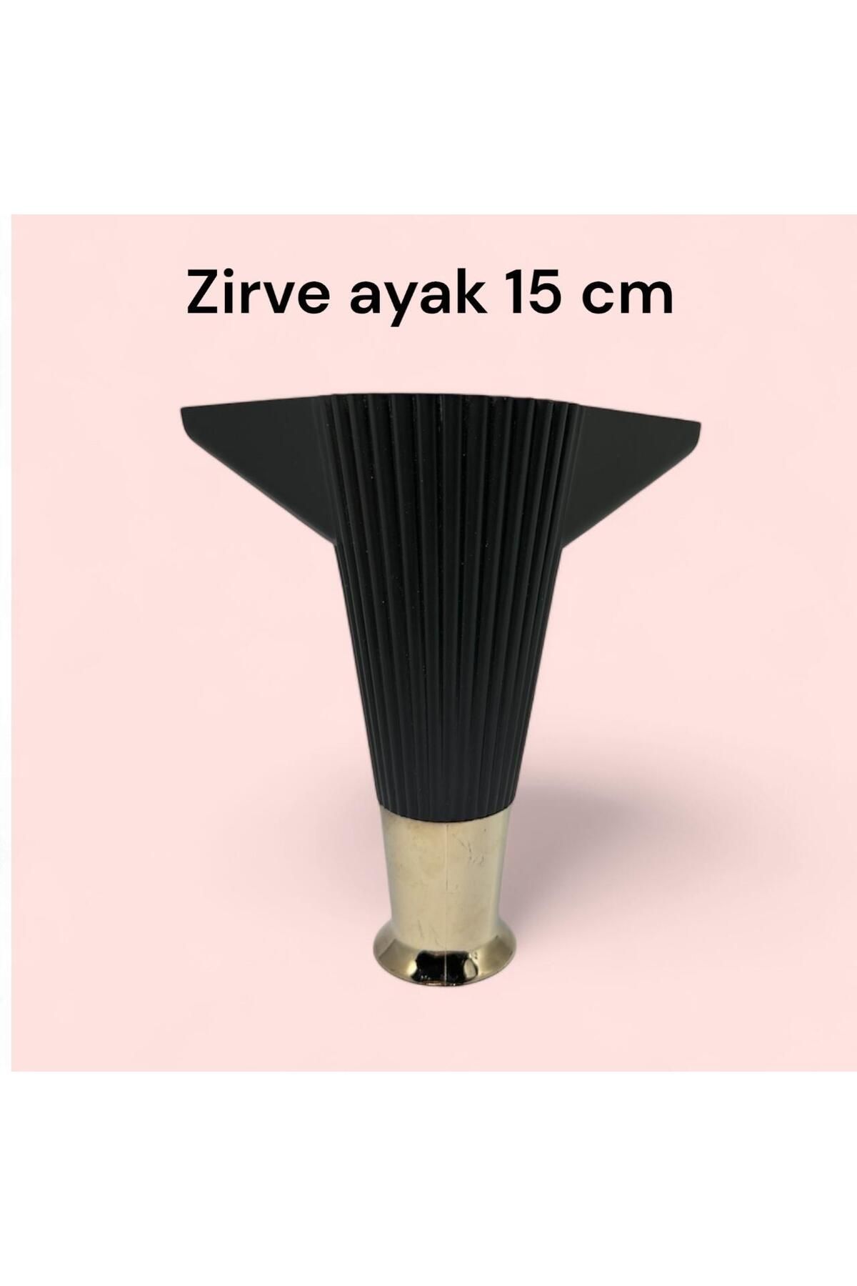 shop ZİRVE AYAK 15 CM SİYAH-MOBİLYA , TV ÜNİTESİ , DOLAP , KOLTUK , KANEPE , BAZA AYAĞI (SERT PLASTİK)