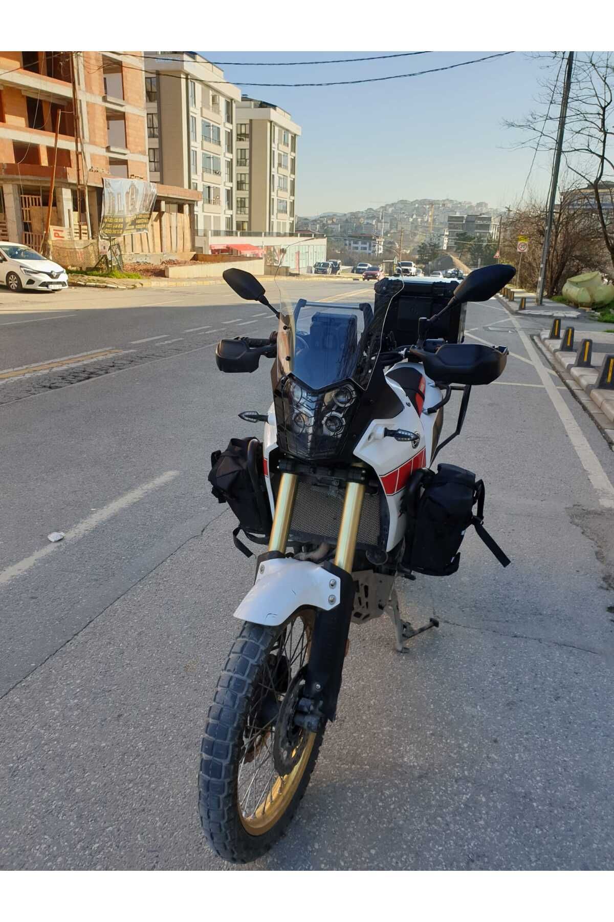 Yamaha Tenere Rall 700 Siperlik Ön Cam 2019 2025 Model 39cm Şeffaf Renkli 4mm