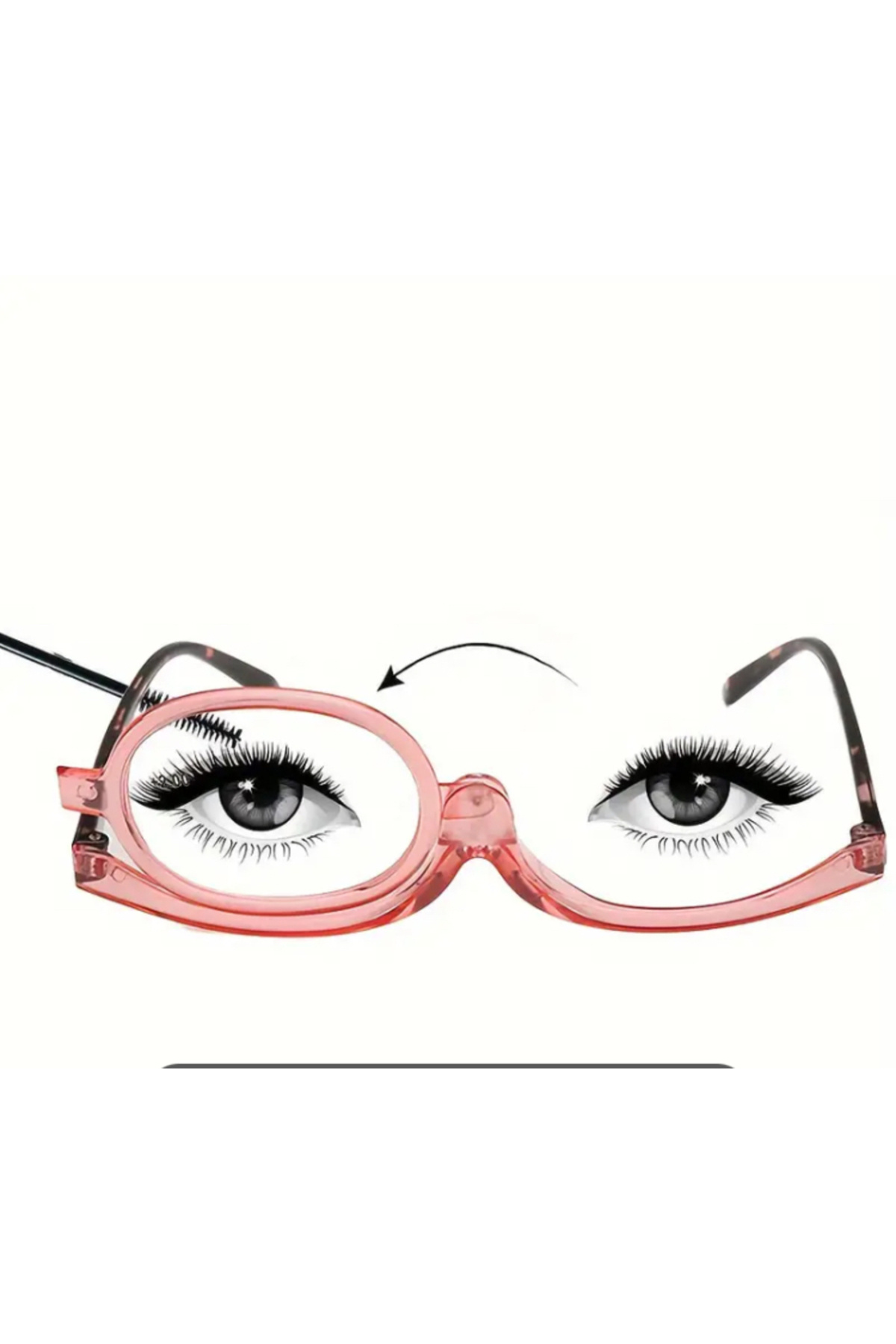 glasses accessory-Magnifying Makeup Glasses - Rotatable Reading +2.50 2