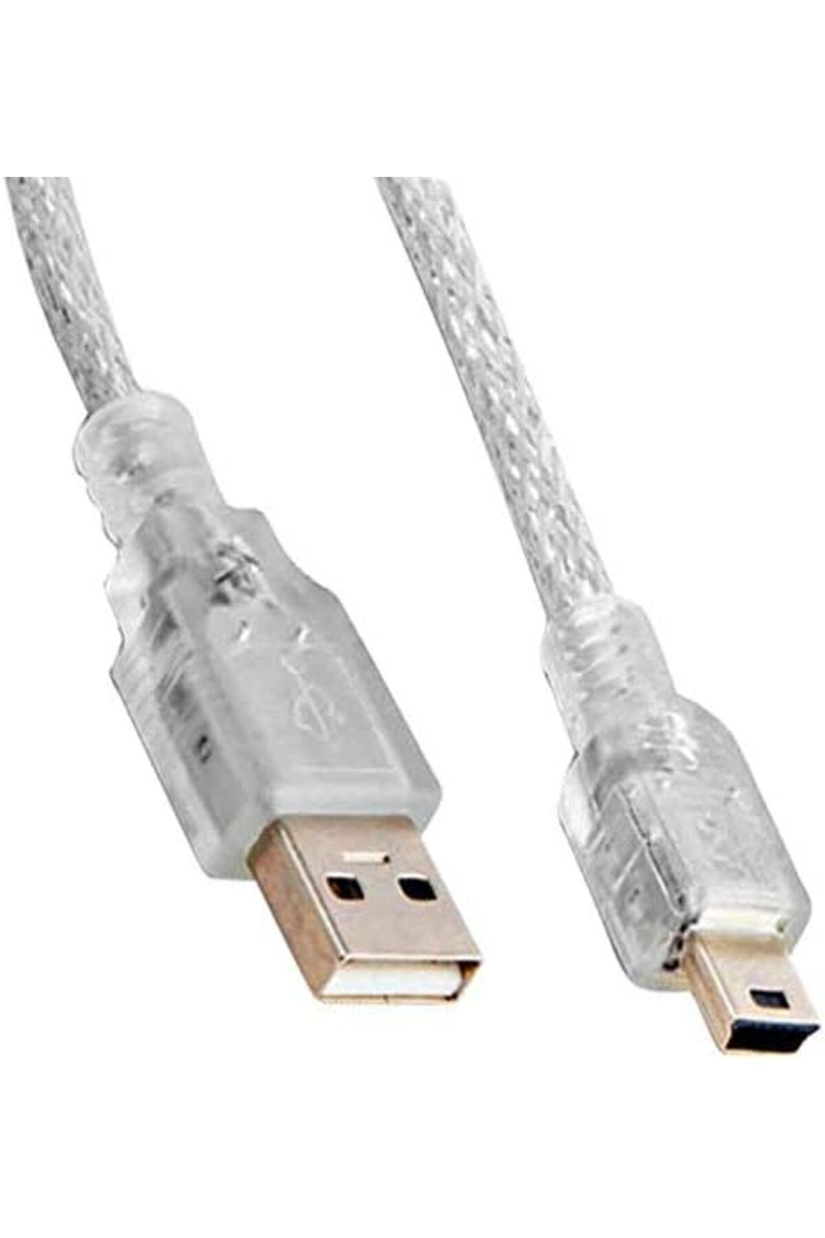 STOREMAX efshopx SL-UK55 Usb2.0 5m Şeffaf Usb AM/Mini 5pin Kablo New Desing 1002192