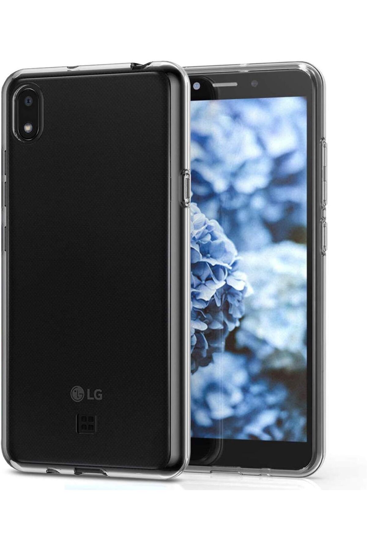 STOREMAX nffashopm LG K20 2019 için Kılıf Transparent Soft Beyaz [K20 2019 ile Uyumlu Kılıf - Beyaz] sto