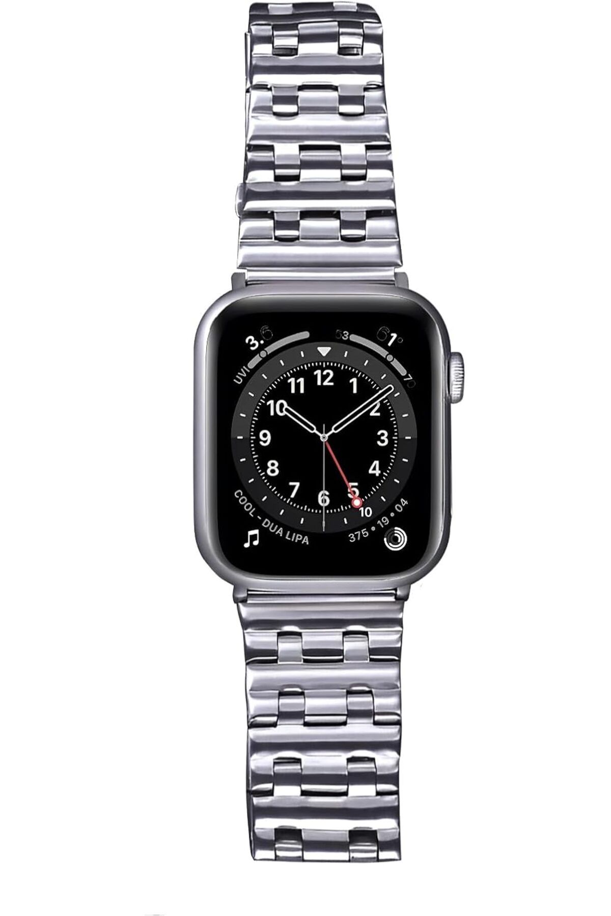 STOREMAX nffashopm Watch için Premium Metal Kordon Paslanmaz Çelik Materyal 42-44-45-49 MM Uyumlu ( Çelik)