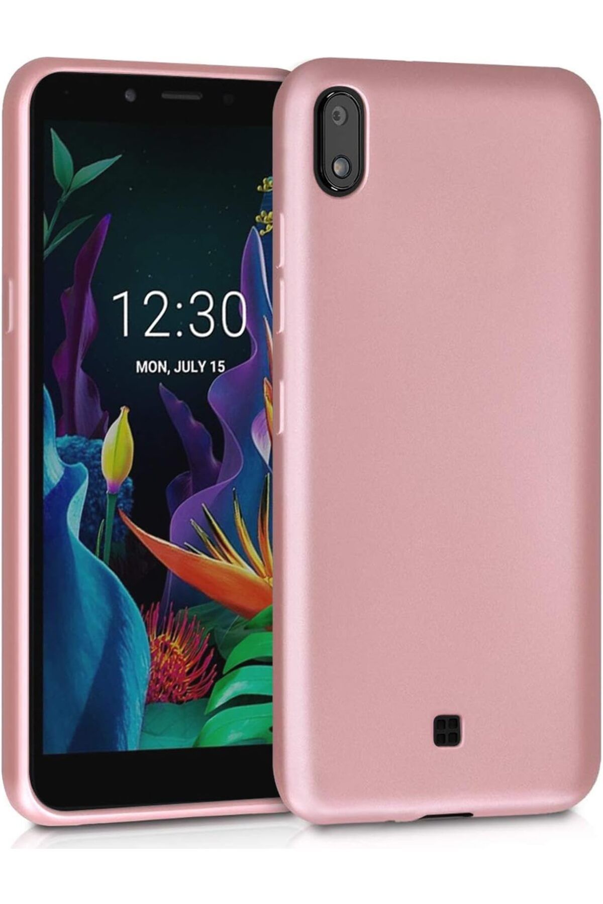 STOREMAX nffashopm Matte Silicone LG K20 2019 için Kılıf Rose Gold [K20 2019 ile Uyumlu Kılıf - Rose Gol