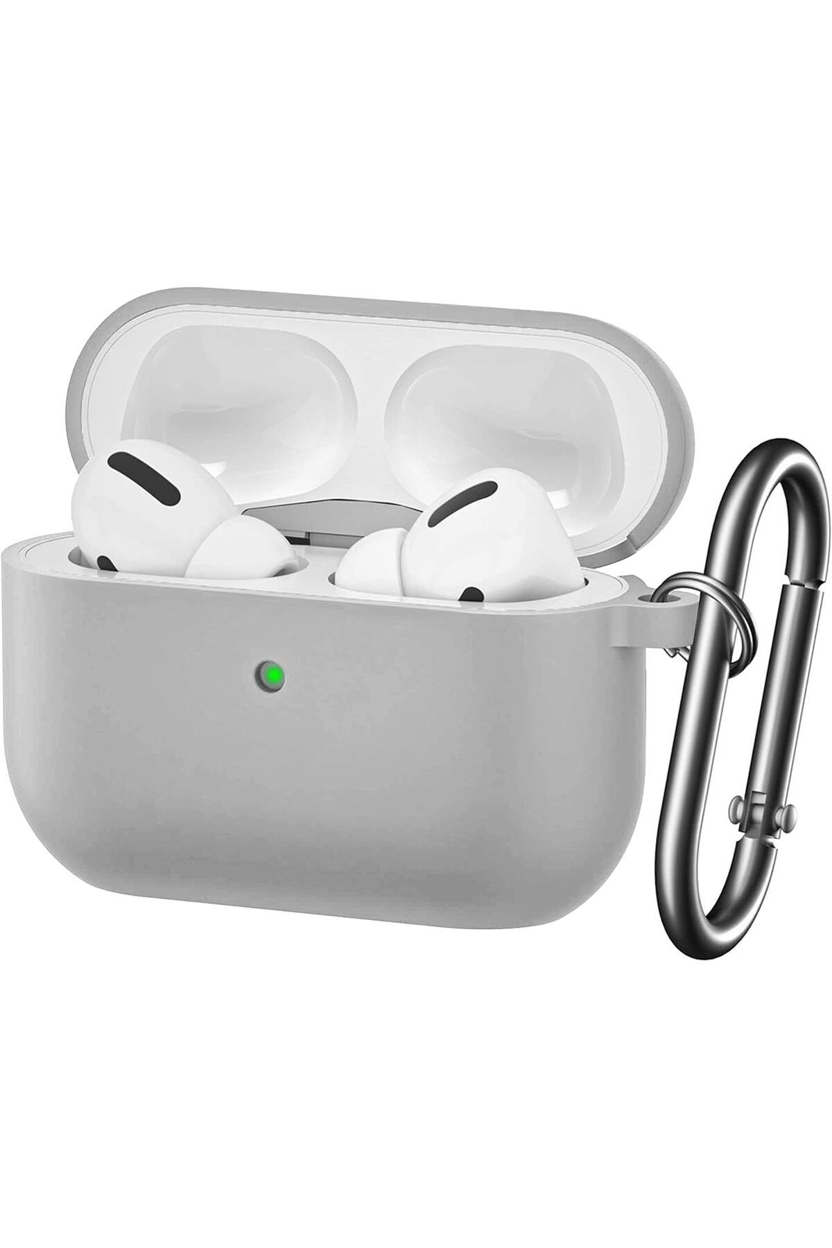 STOREMAX htpshopmx Airpods Pro Lansman Silikon Kılıf (Gri) str http 1092444