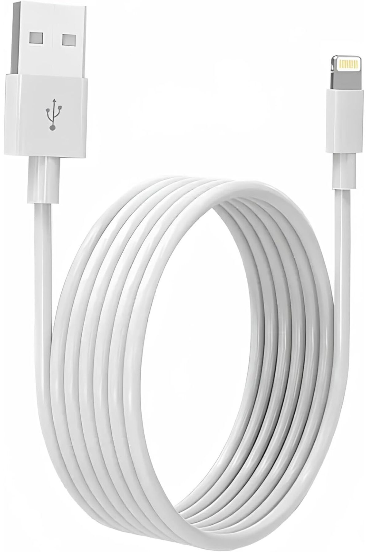 Genel Markalar ezlgrup İphone USB-A To Lightning Hızlı Şarj Kablosu 100cm (Siyah veya Beyaz) trendy 971895