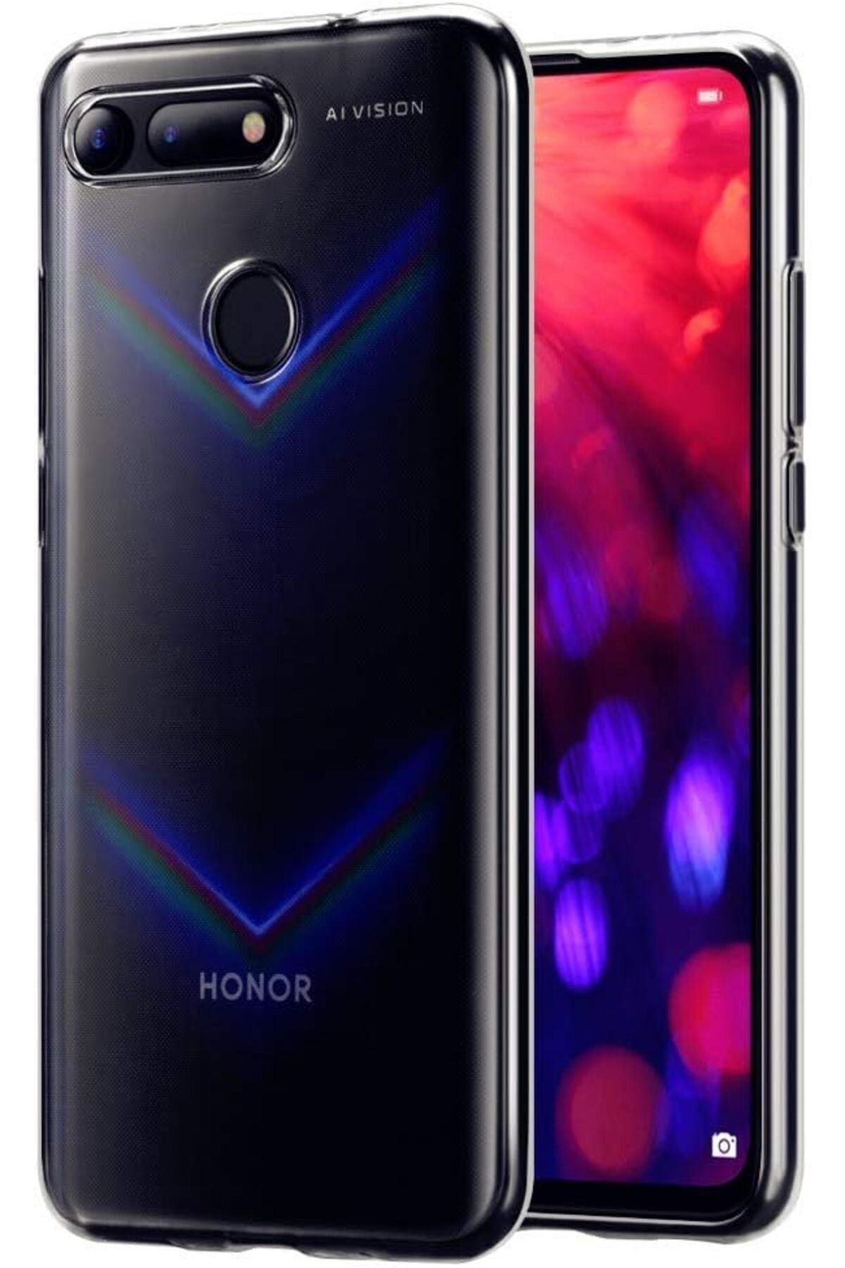 STOREMAX lvnmblya Honor View 20 için Kılıf Transparent Soft Beyaz [Honor View 20 ile Uyumlu Kılıf - Beya