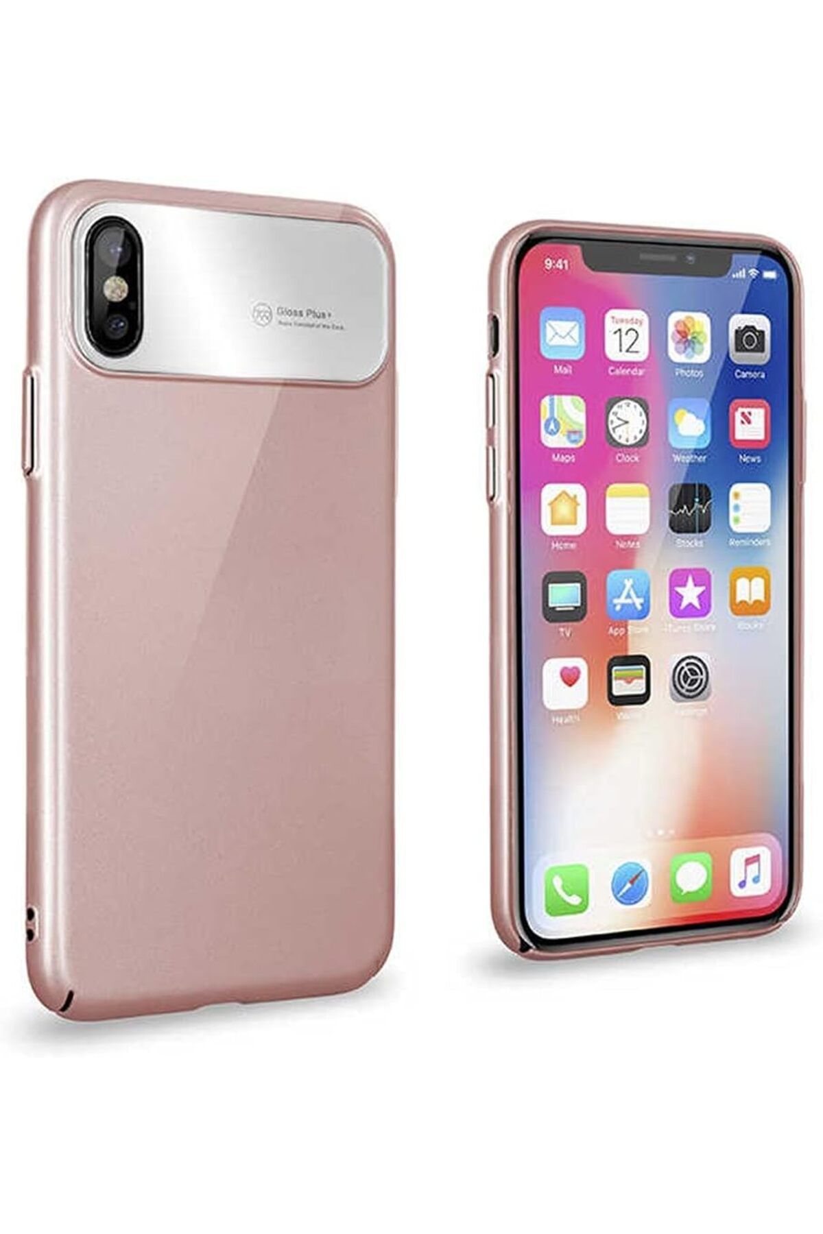 STOREMAX cmllashop 8694 iPhone XS Max 6.5 ile Uyumlu Kılıf, Ultra-Air Hard Back Cover, Rose Gold 542093