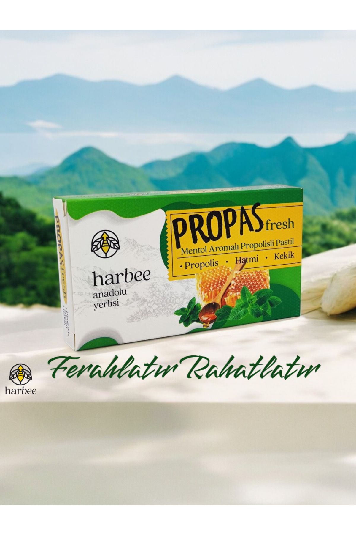 Har-Bee Propas - Mentol Aromalı Propolisli Pastil Fresh