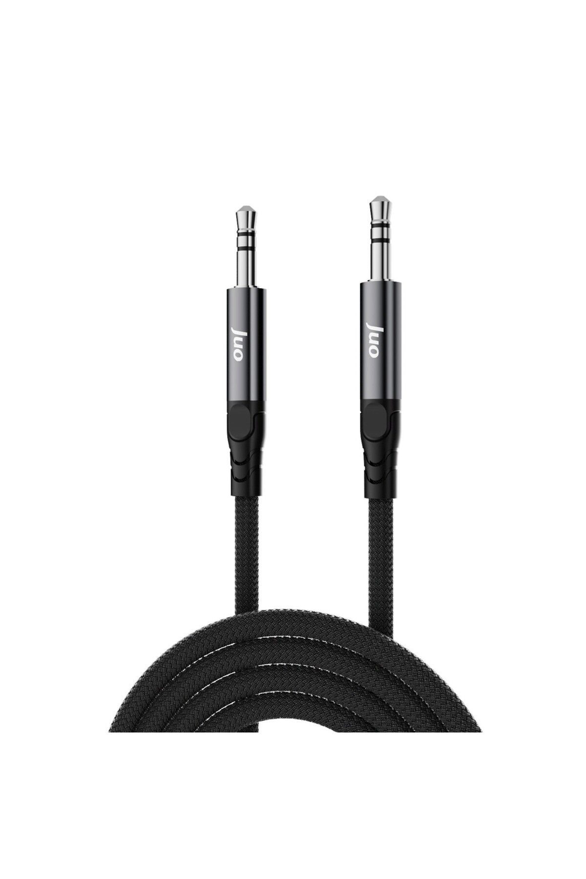 Juo Stereo 3.5mm Trs Jack Örgülü Aux Ses Kablosu 1 Metre