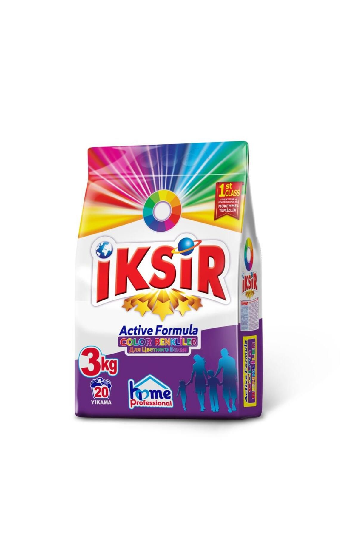 iksir matik İksir 3kg Renkliler için Toz deterjan