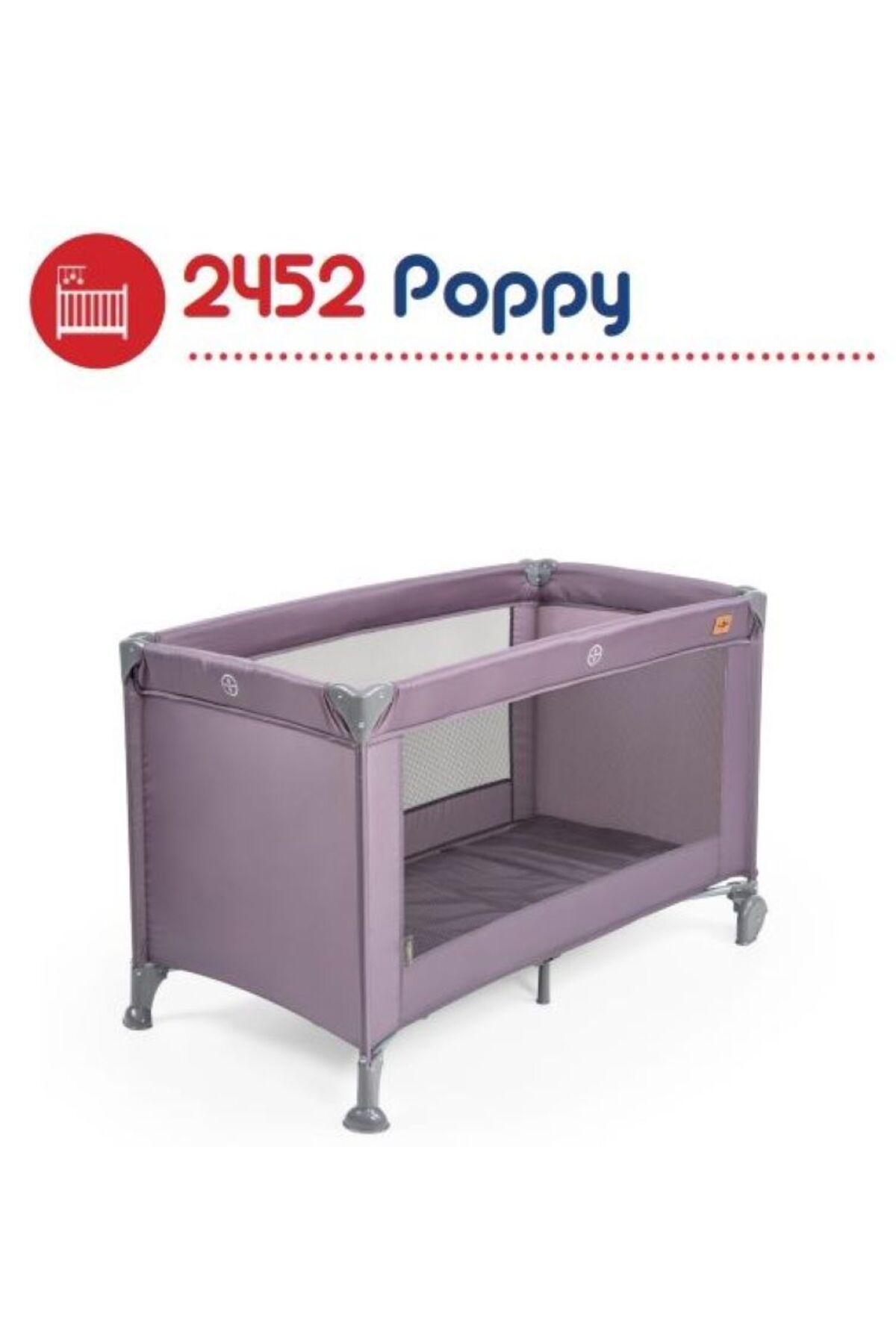 Baby2Go/Nil Deniz 2457 Poppy Bej Oyun Parkı 60X120 Cm.