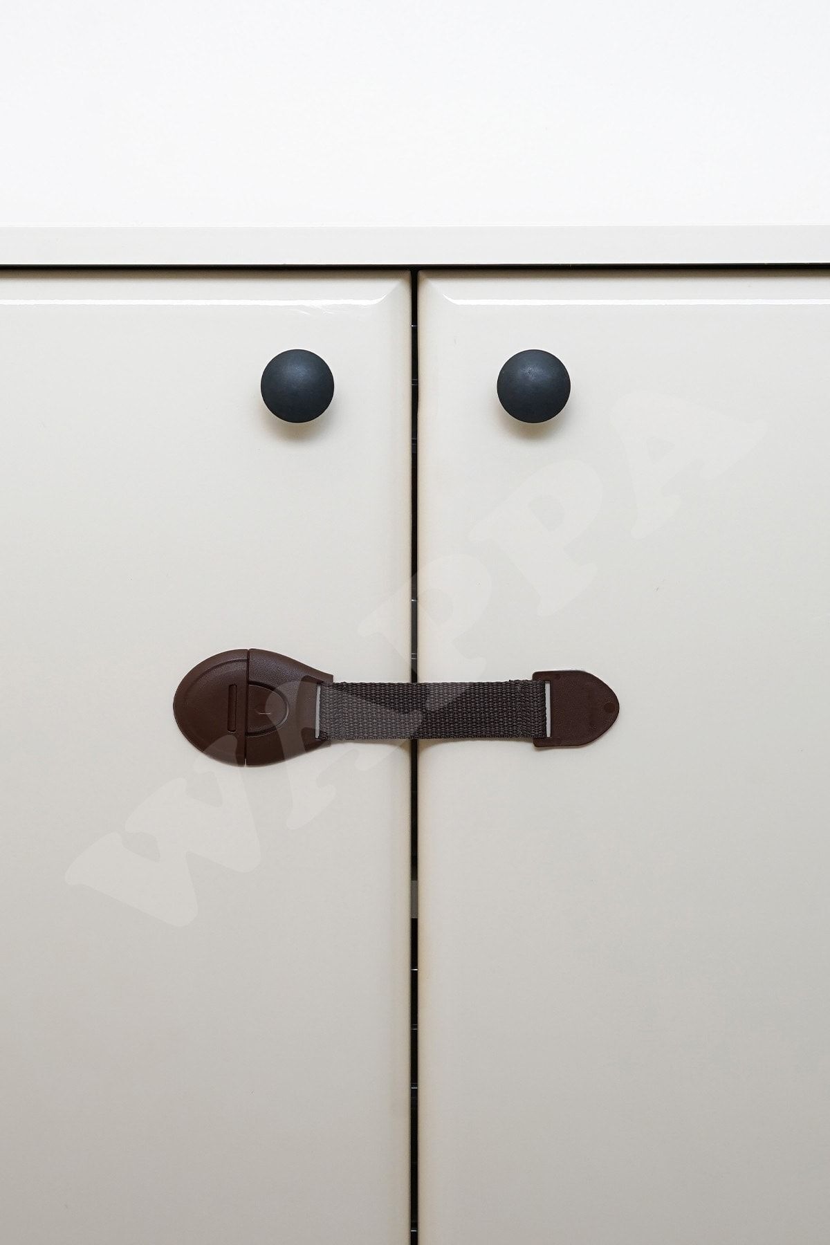 WAPPA 5 Adet Kahverengi Çocuk Bebek Çekmece Ve Dolap Kilidi Bebek Güvenlik Koruma Kilidi Kahverengi fotoğrafı 7 (önizleme)