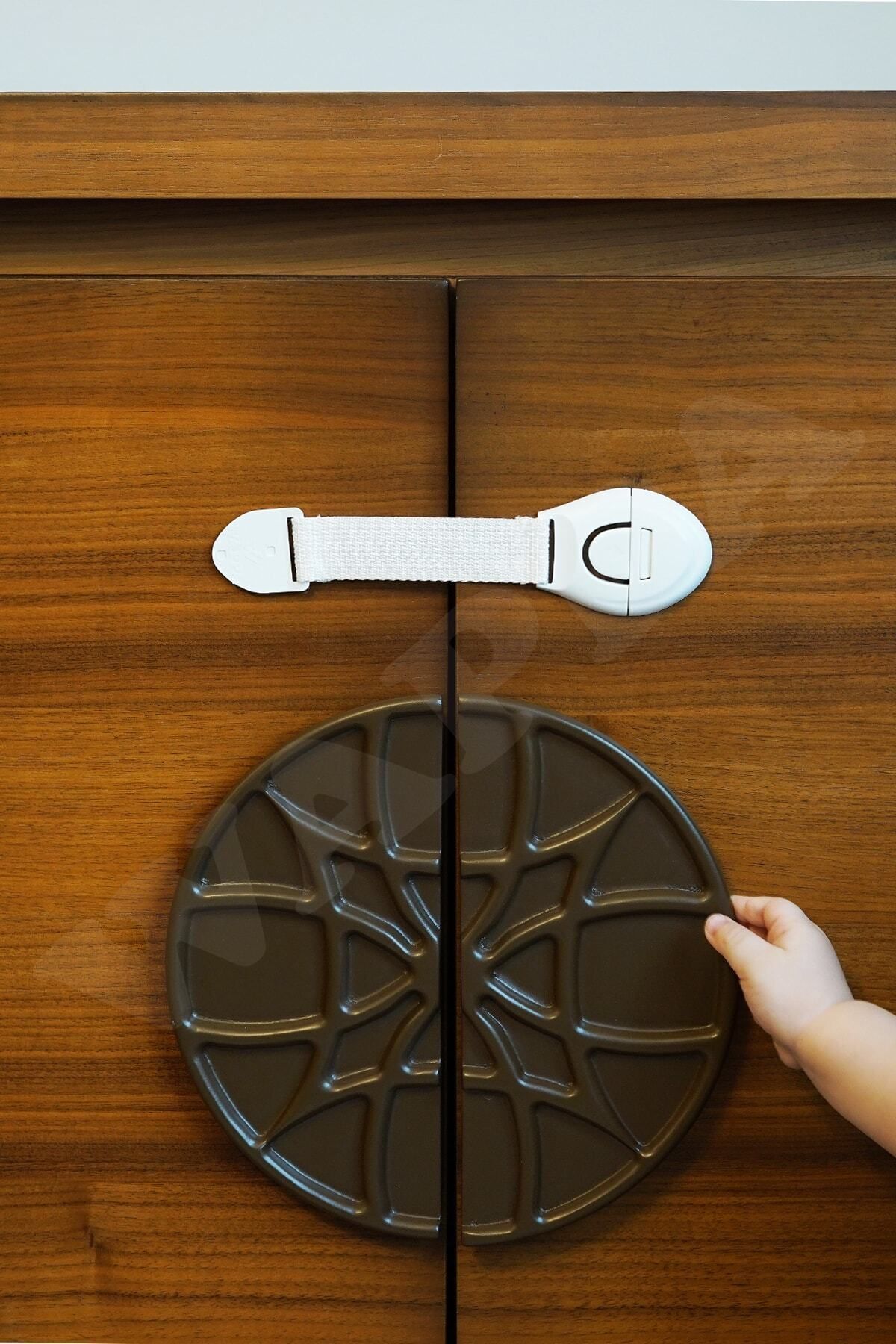 WAPPA 5 Adet Çekmece Dolap Ve Beyaz Eşya Güvenlik Emniyet Kilidi fotoğrafı 5 (önizleme)