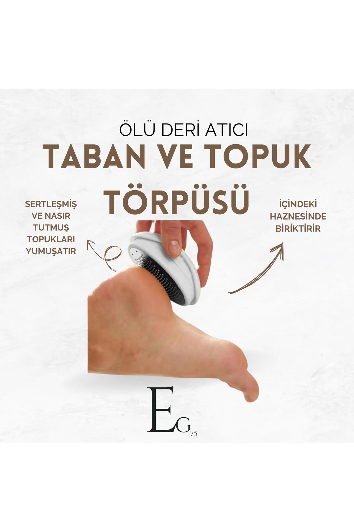 EG75 Topuk Nasır ve Ölü Deri Temizleyici Topuk Törpüsü