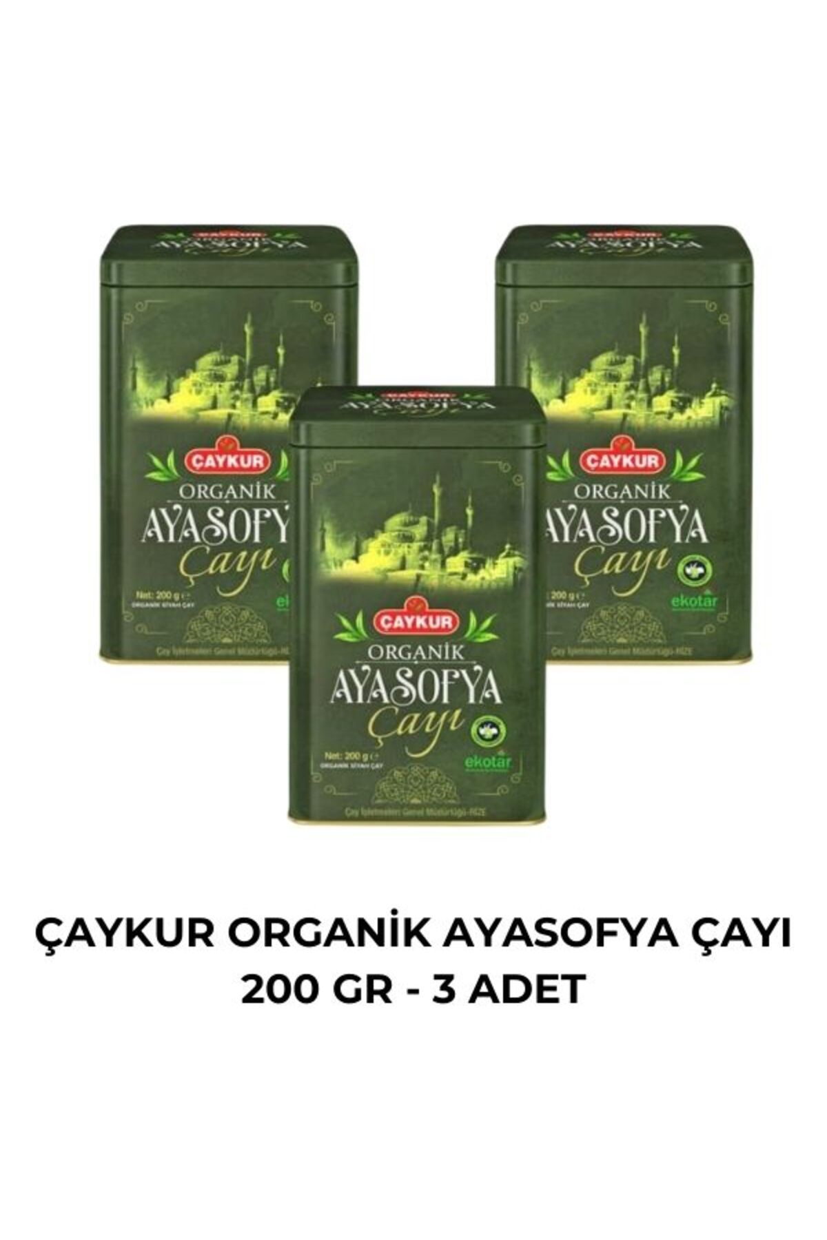 Çaykur ÇAYKUR ORGANİK AYASOFYA ÇAYI 200 GR TNK - 3 ADET