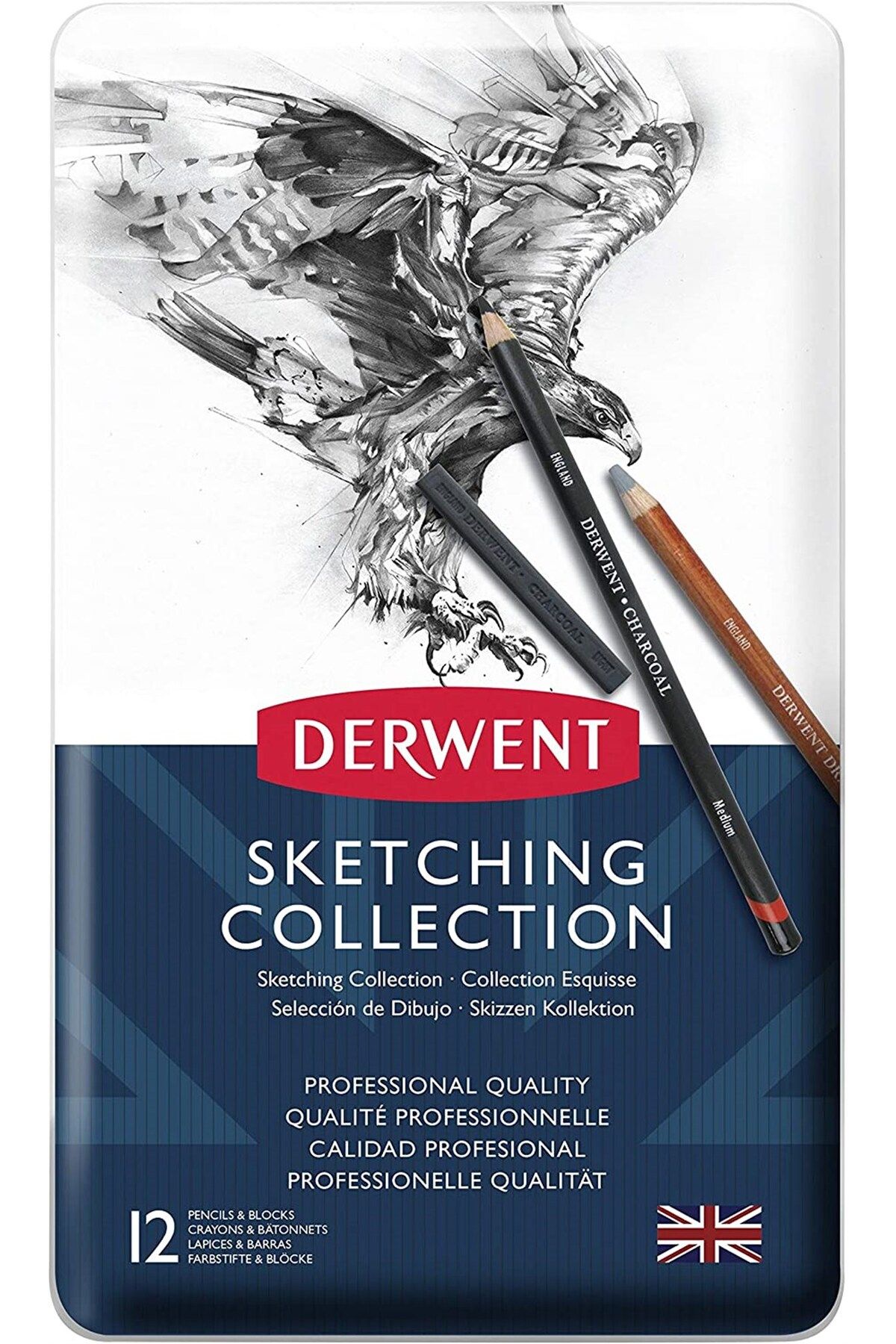Derwent-Sketching Collection 12-Piece Sketching Set / 34305 2