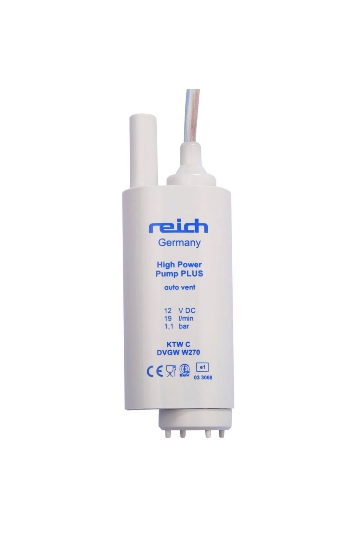 Reich Auto Vent 12v 19l 1,1bar Dalgıç Su Pompası