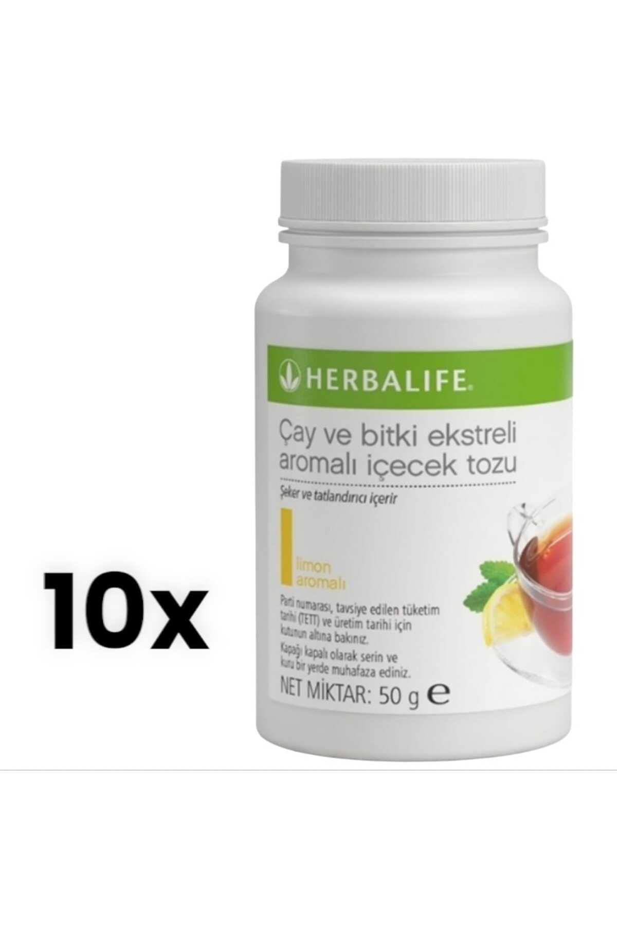 Herbalife Limon Aromalı Bikkisel çay (10 Adet)