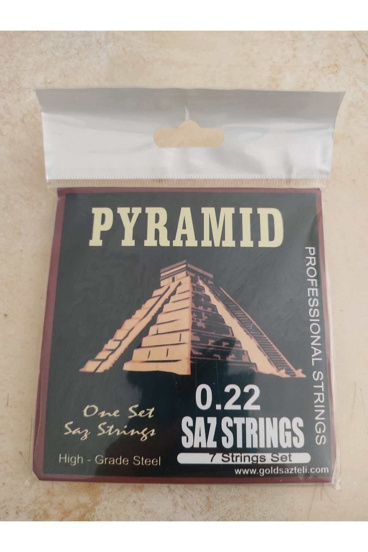 GOLDPYRAMİD 0.22 Pyramıd GOLD Saz Teli Saz Mızrabı Hediyeli