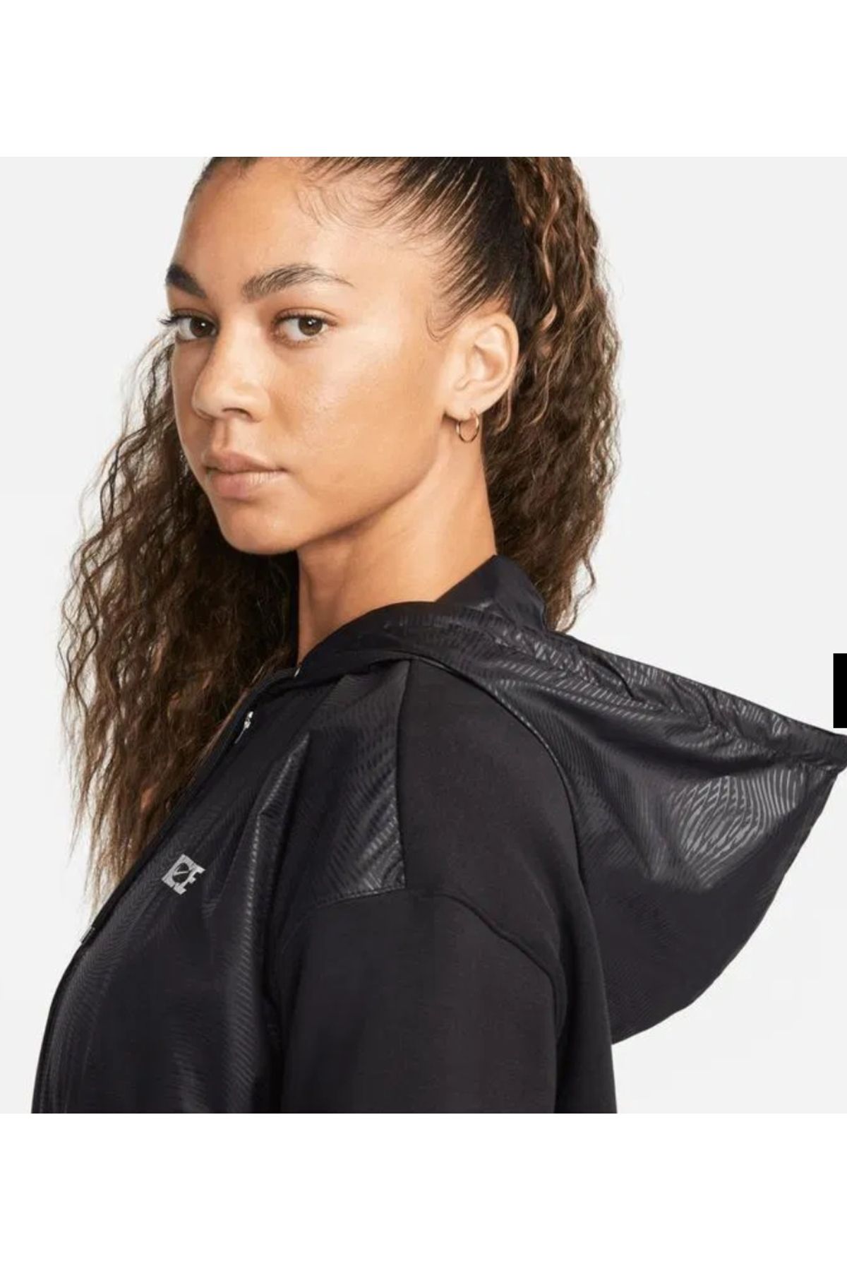 Nike-Women's Icon Clash Hoodie 1/4 Zip Black Dq7147-010 Original Sport 4