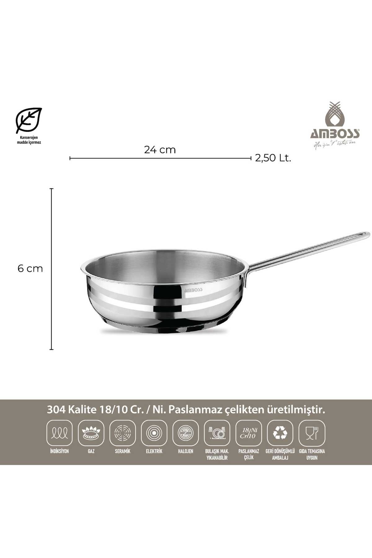 Amboss-9 Piece Stainless Steel Cookware Set 7