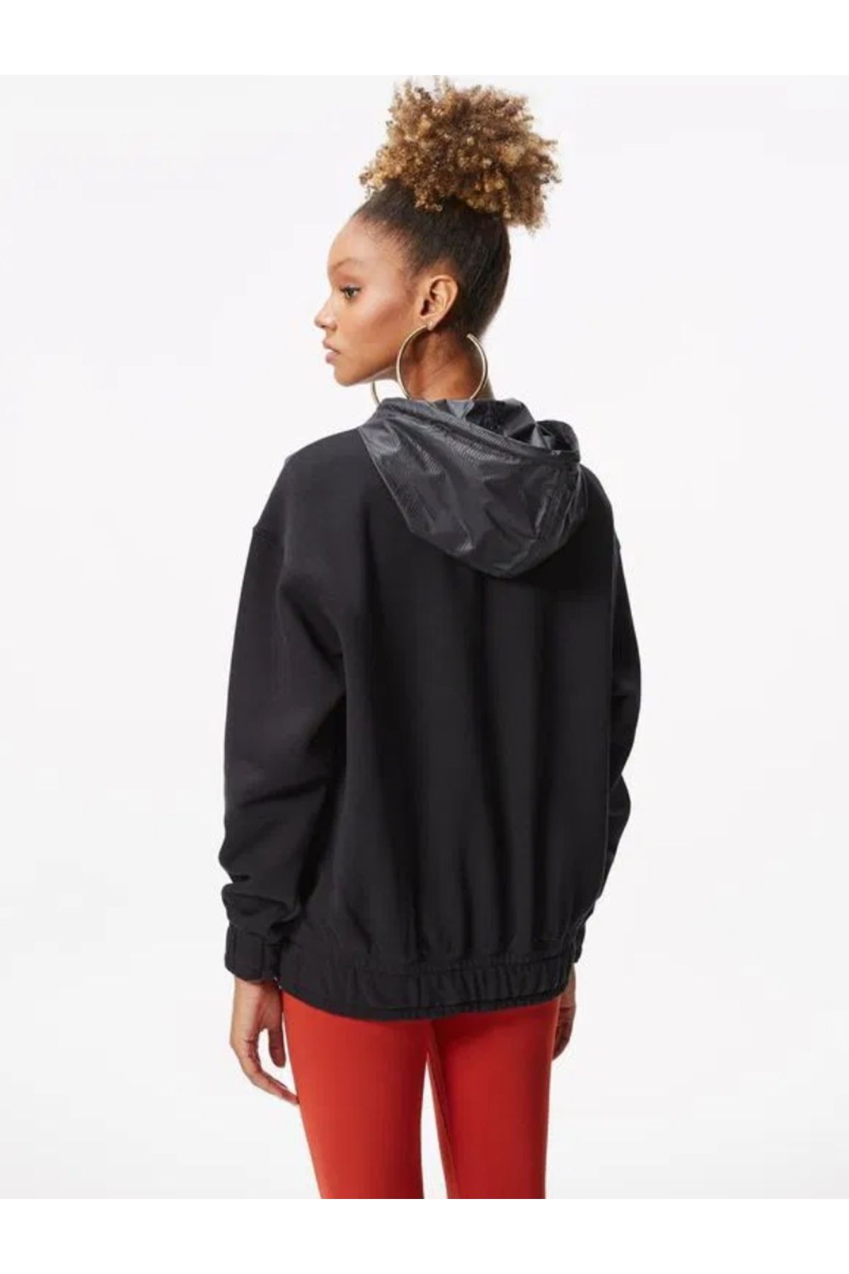 Nike-Women's Icon Clash Hoodie 1/4 Zip Black Dq7147-010 Original Sport 3