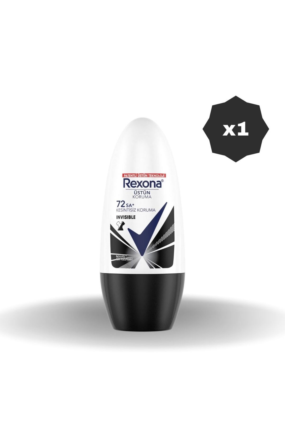 Rexona ROLL-ON INVİSİBLE B&W 50 ML -(1 ADET)