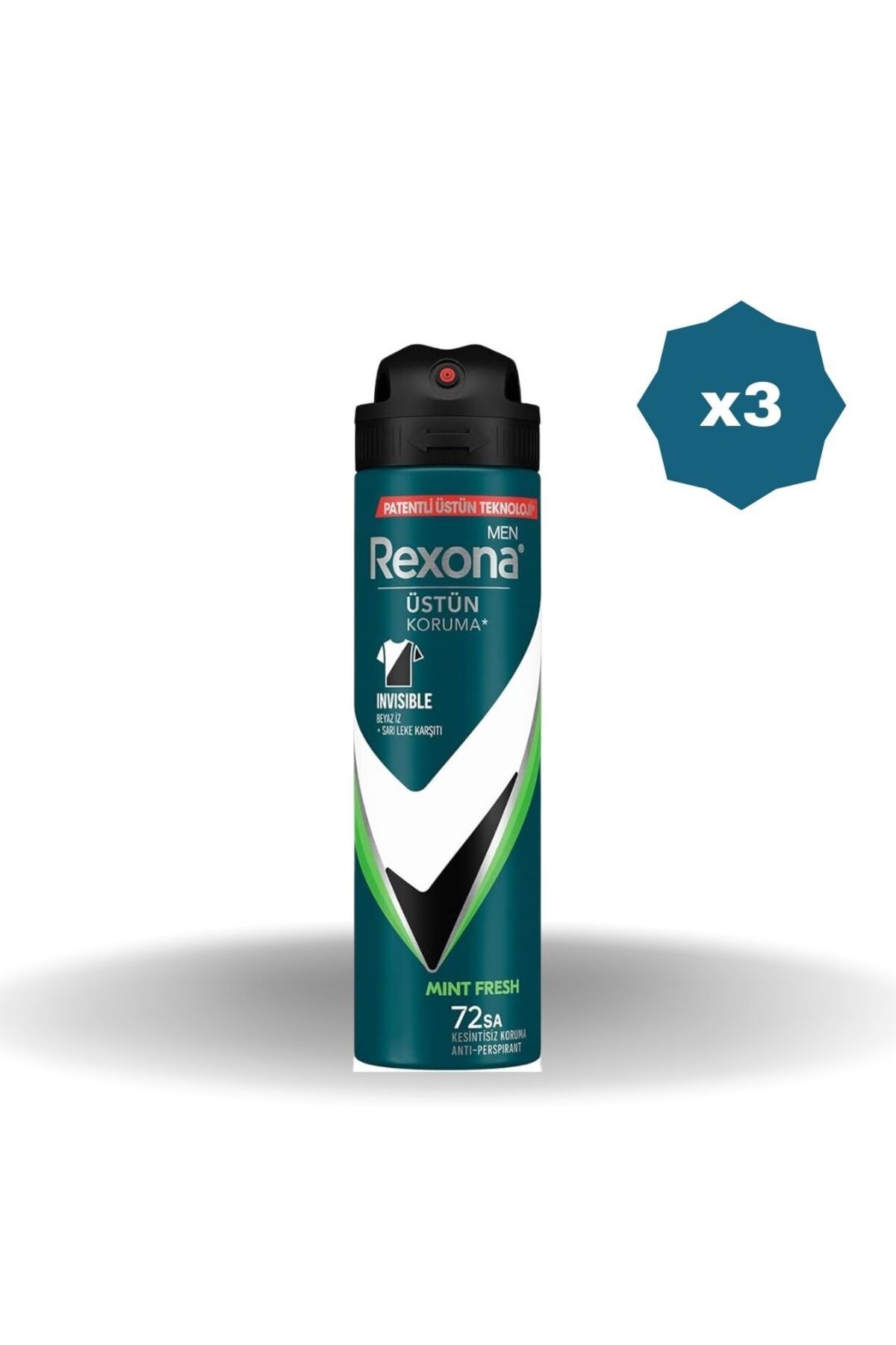 Rexona DEO MEN ADV MİNT CED. SPR. D5 150 ML - (3 ADET)