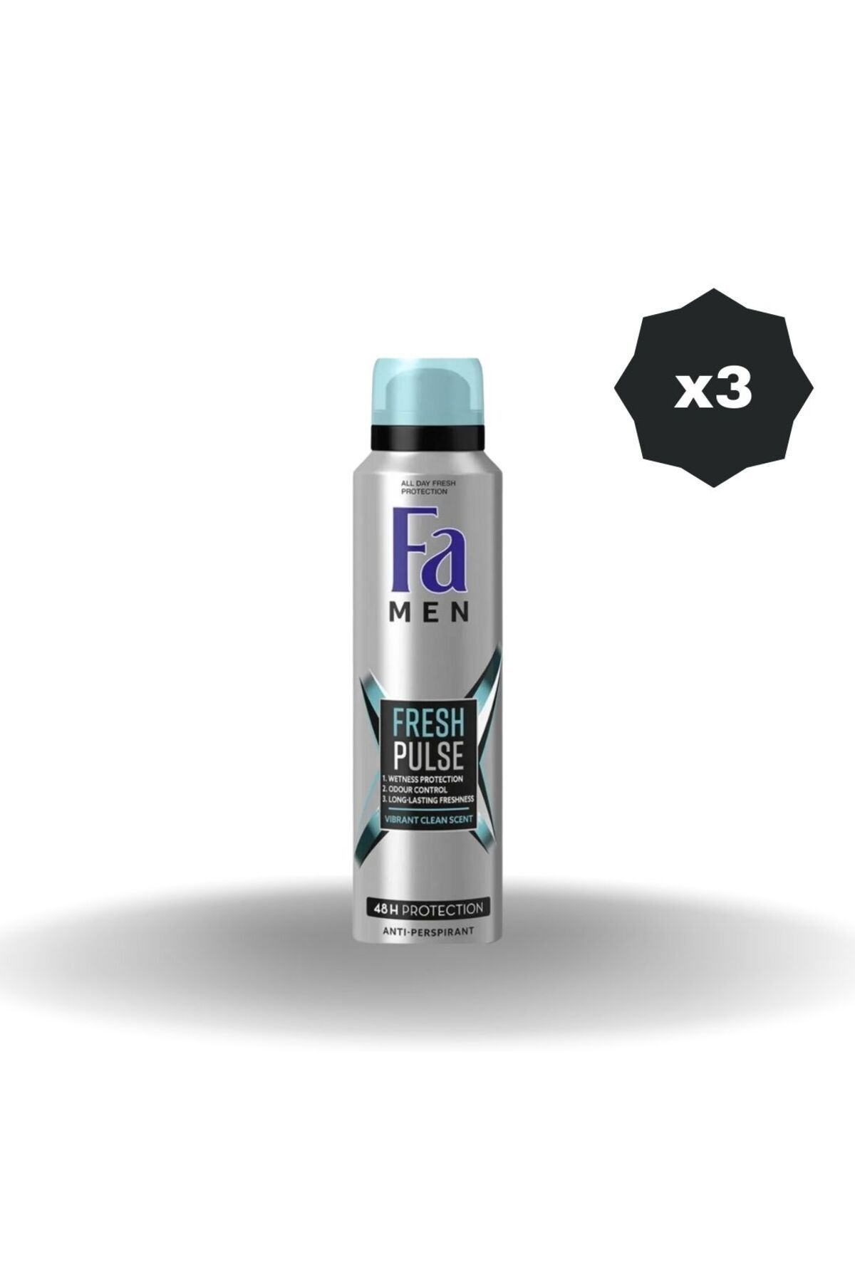 Fa DEO MEN FRESH PULSE 150 ML - (3 ADET)