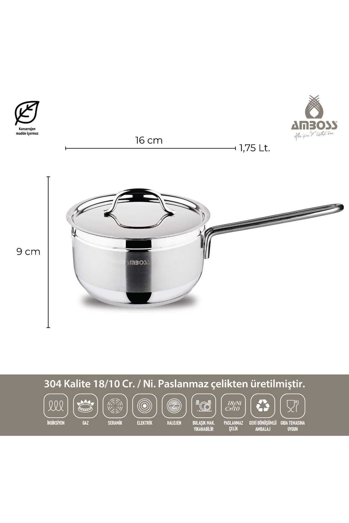 Amboss-10 Piece Stainless Steel Cookware Set 7