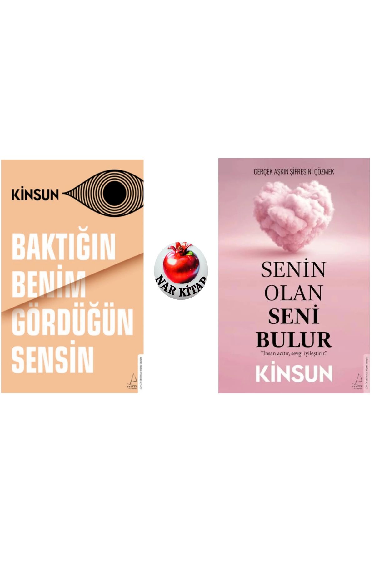 Destek Yayınları Baktığın Benim Gördüğün sensin&Senin olan seni bulur NAR KİTAP HEDİYE