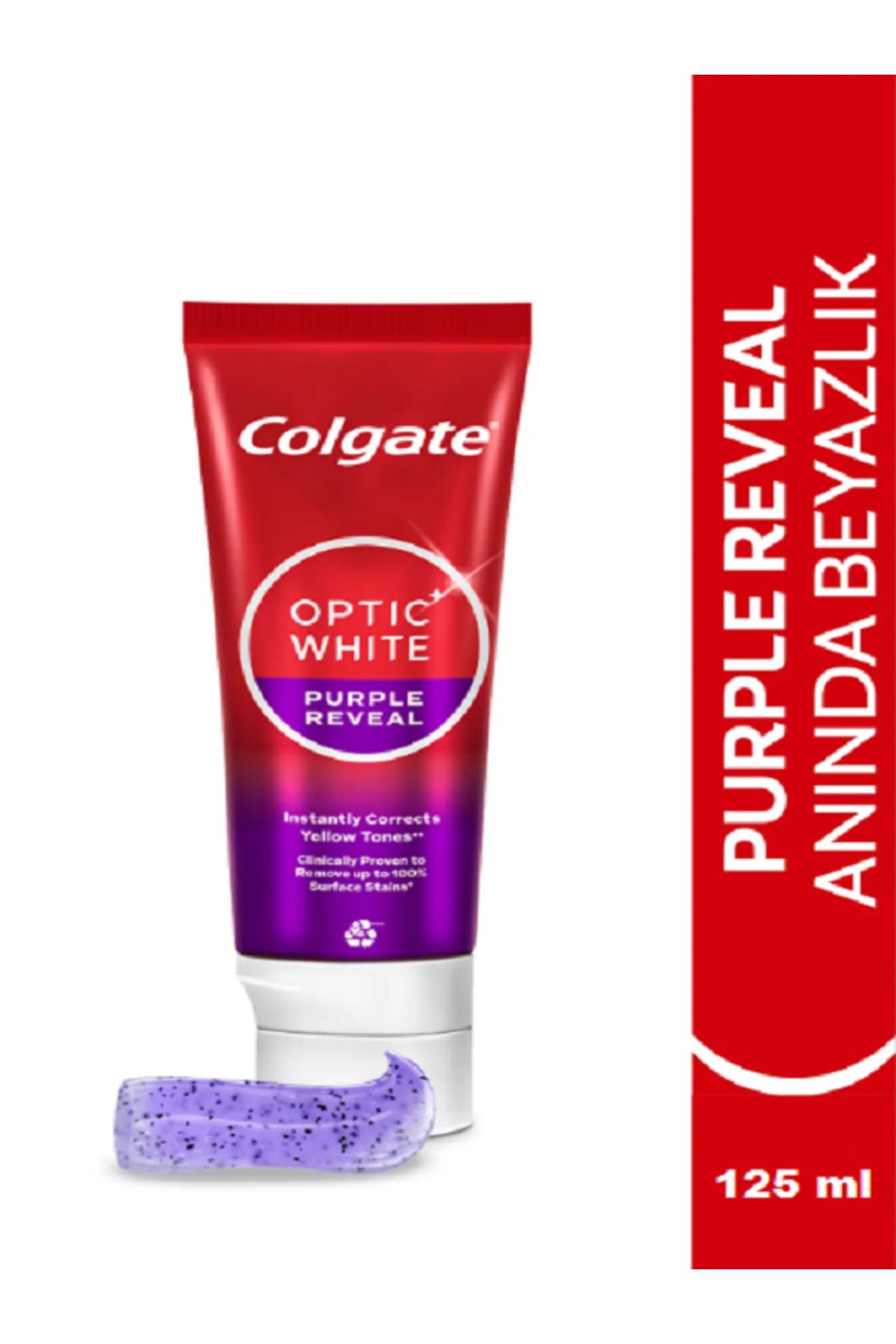 بسته بزرگ Colgate Optic White Purple Reveal 125 ml