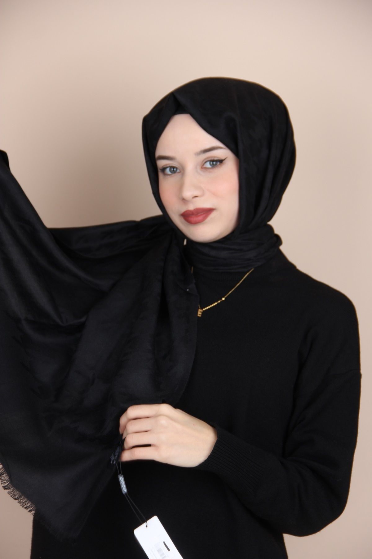 ipekevi SİYAH İpekevi Blend Şal 5677
