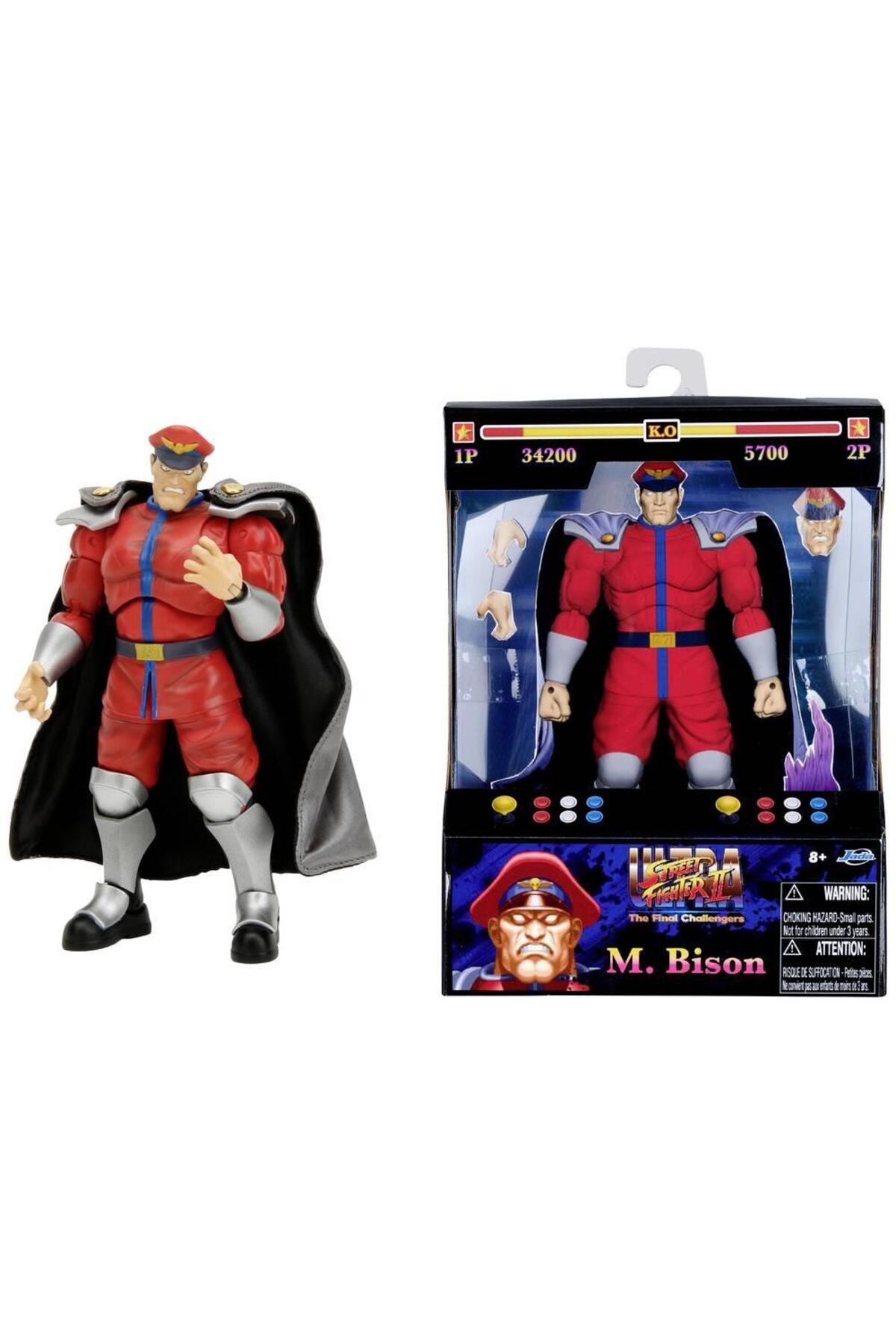 Jada Street Fighter II M. Bison Action Figür 15 cm