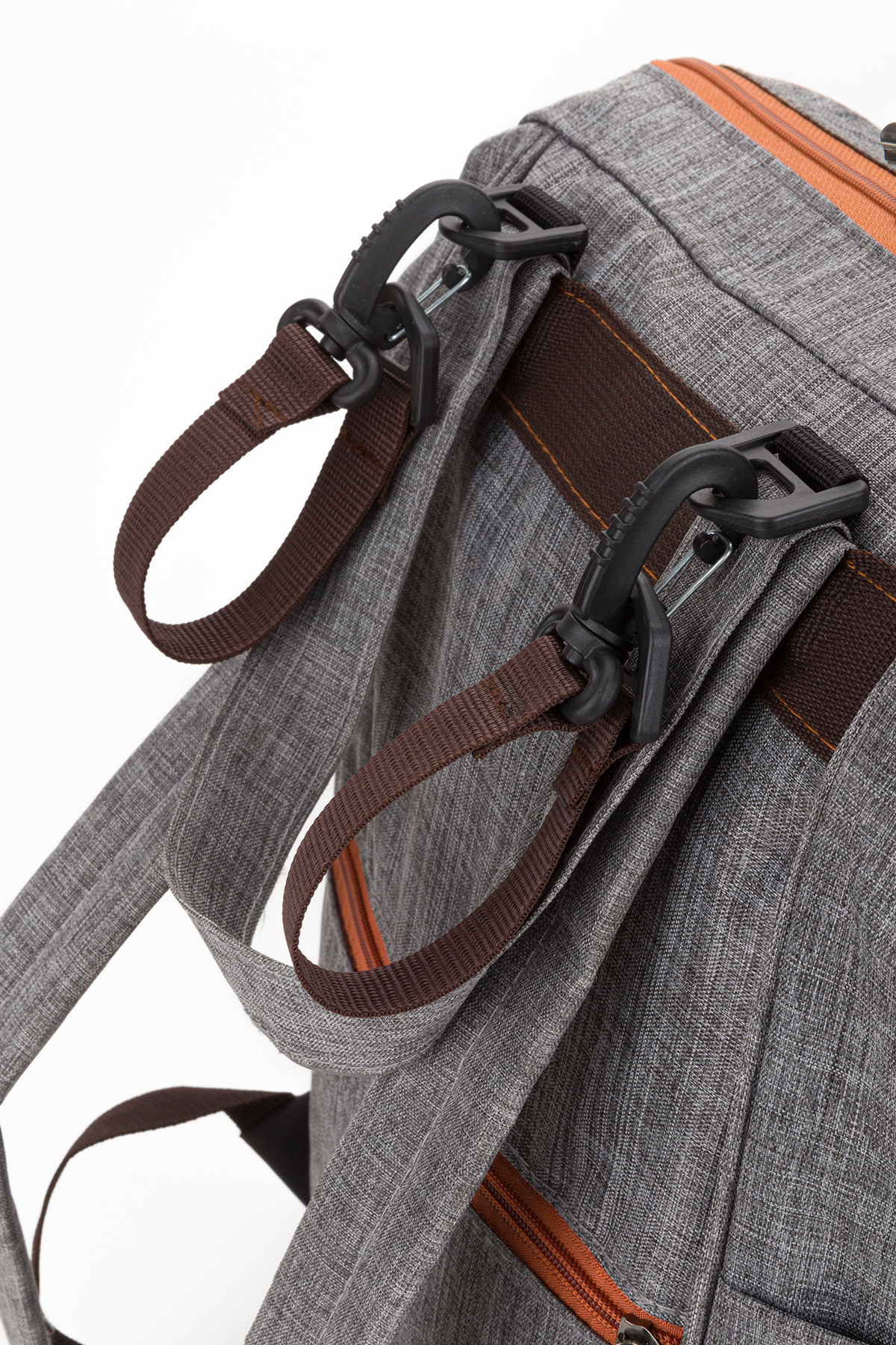 RUBBAG Anne bebek bakım sırt çantası termal biberonluk ve bebek arabası askı aparatı hediyeli fotoğrafı 5 (önizleme)