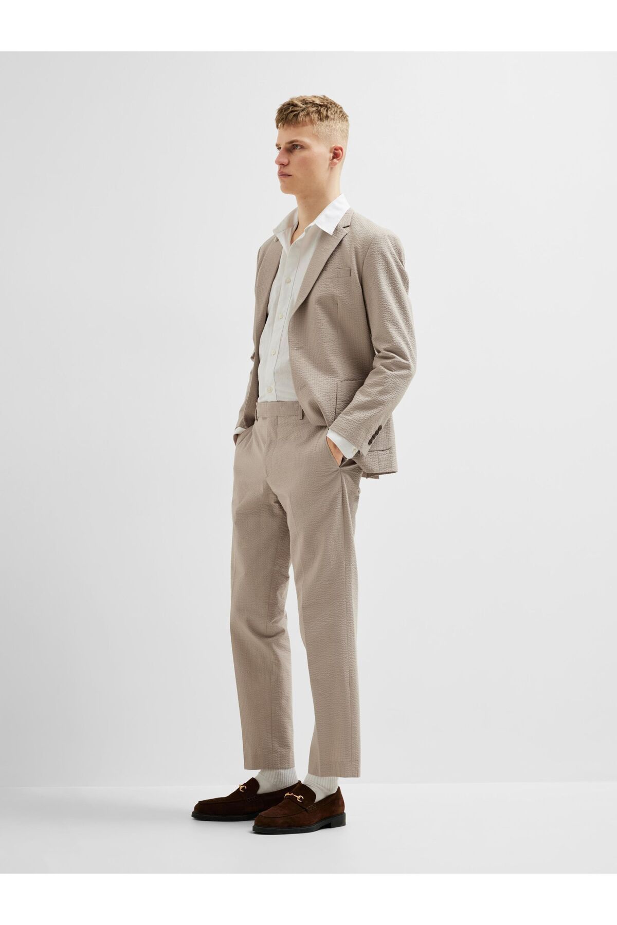 Selected Homme-Anzughose Seersucker 6