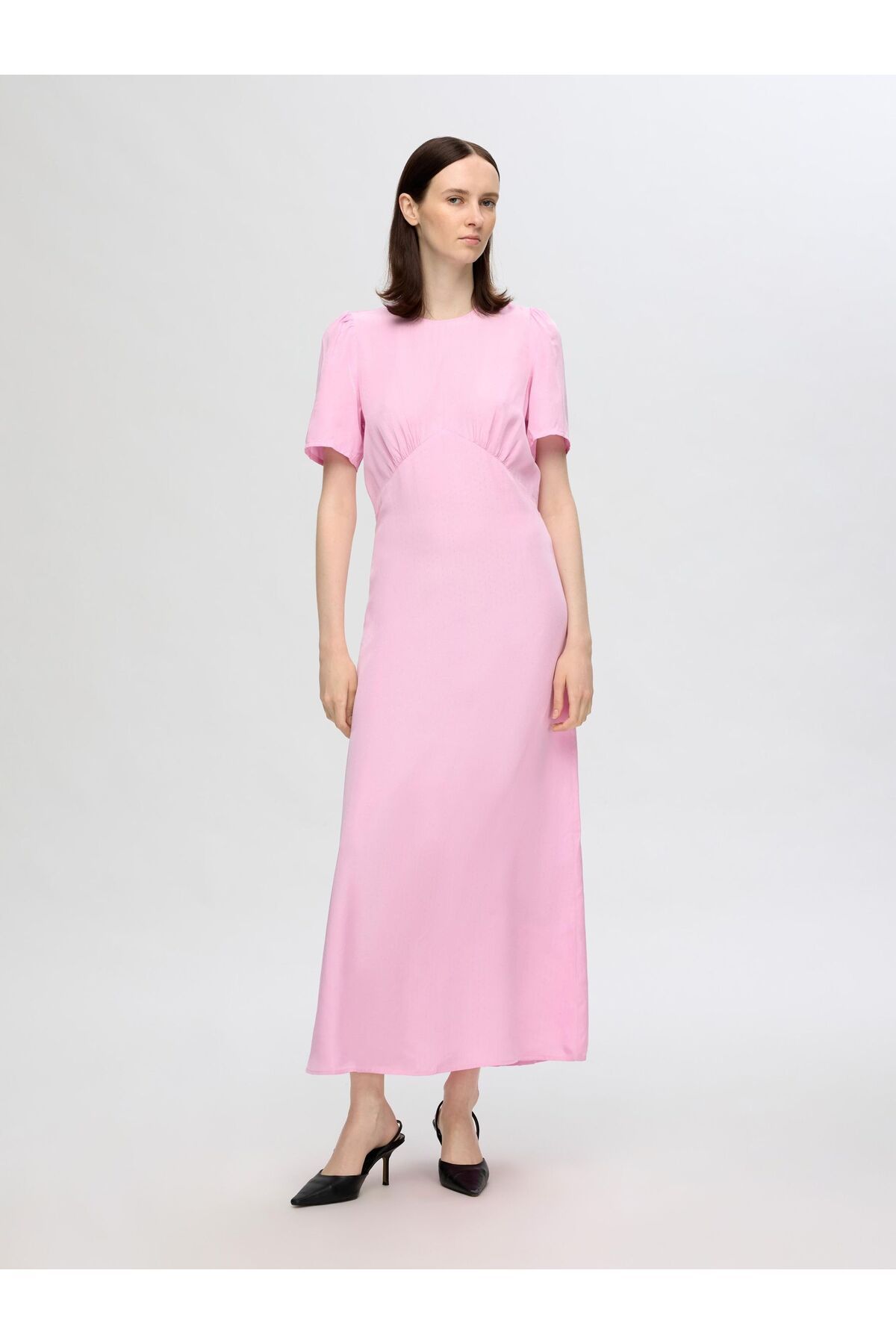 Selected Femme-Maxikleid Satin 4