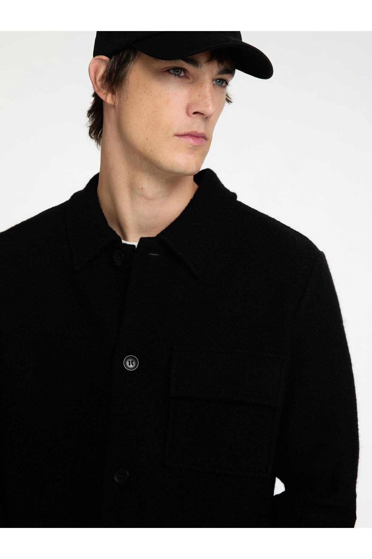 Selected Homme-Shacket 100% Woll 5