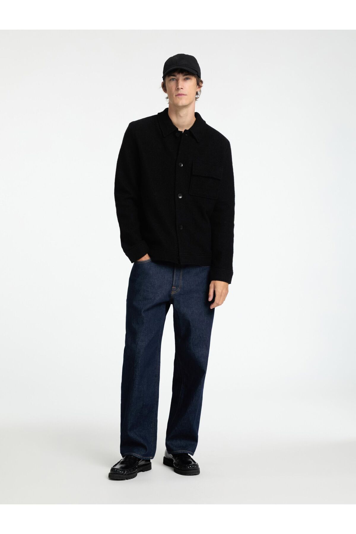 Selected Homme-Shacket 100% Woll 4