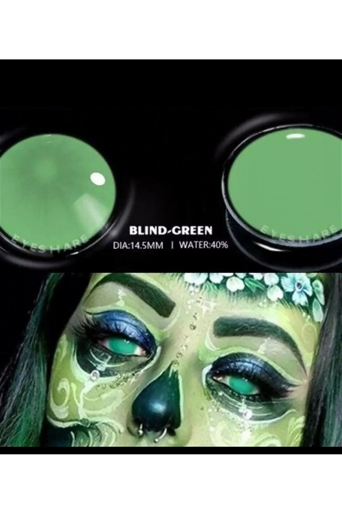 Eyeshop COSPLAY LENS BLIND GREEN KULANIM SURESİ 12 AY