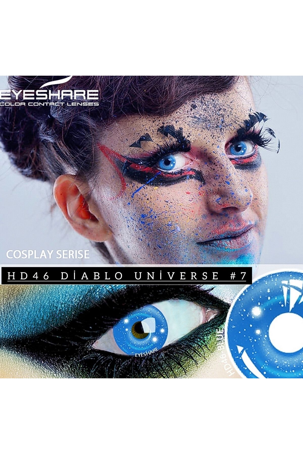 Eyeshop COSPLAY LENS HD46 DİABLO UNİVERSE #7 KULANIM SURESİ 12 AY