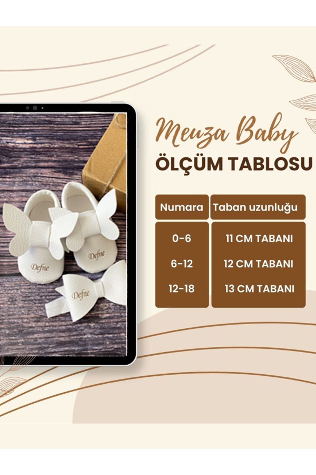 Meduza Baby Bebek Patik – Isimli Kız Bebek Patik, Bebeğinize Özel fotoğrafı 3 (önizleme)