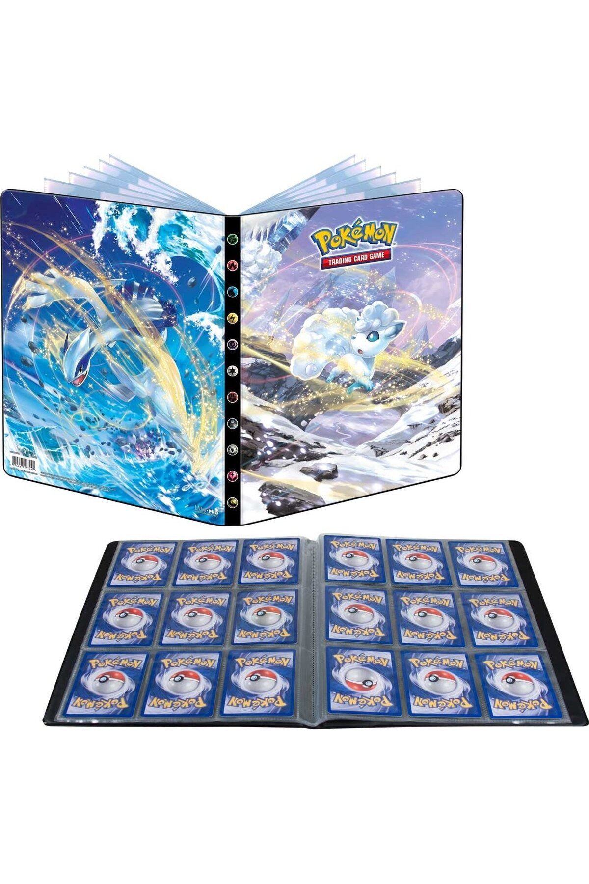 Ultra Pro Sword and Shield Lugia  Alolan Vulpix 9-Pocket Portfolio for Pokémon - Pokemon Kart Saklama Dosyası