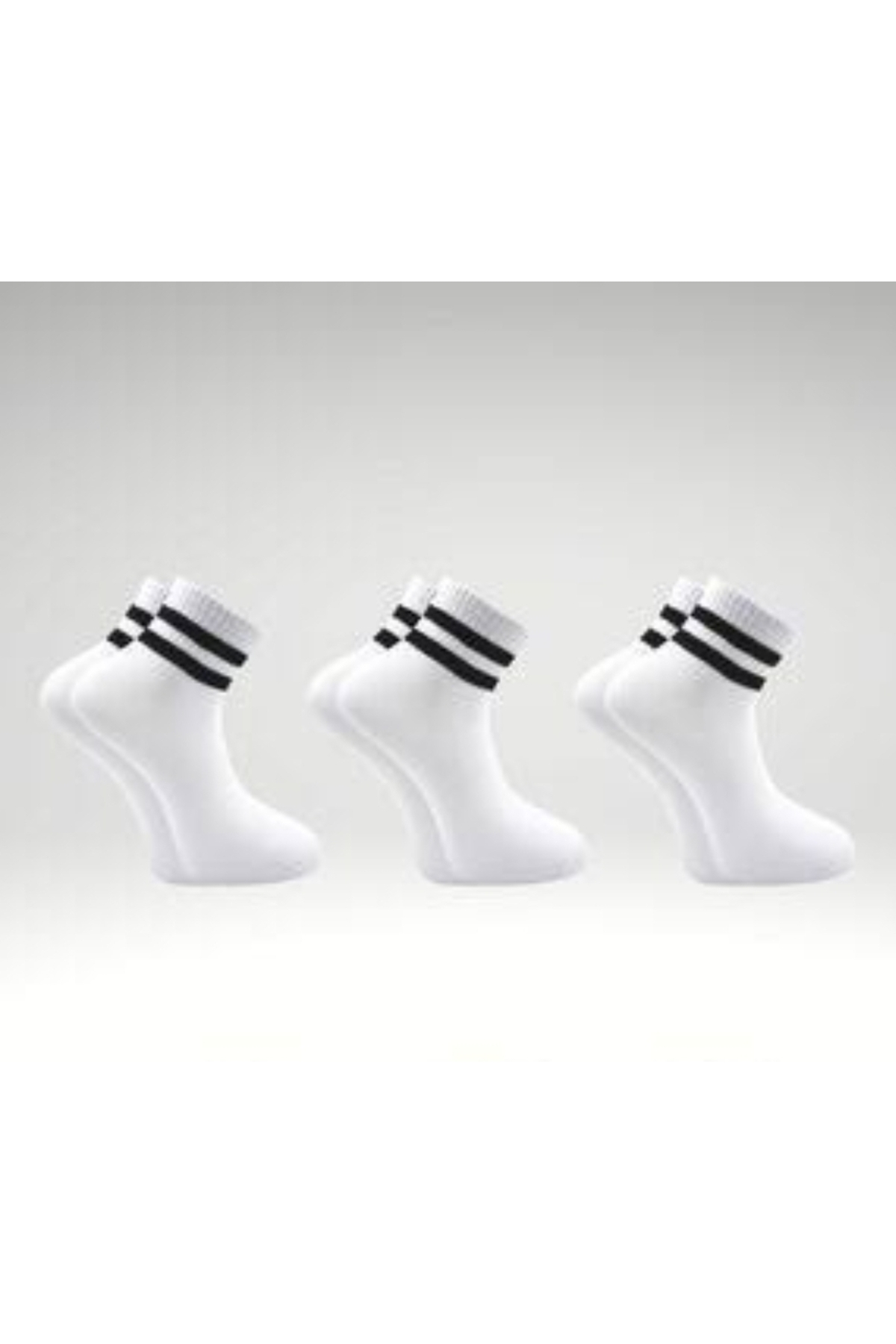 5 Li Çemberli Kadin Erkek Unisex Kolej Boy Çorap — görsel 3 · 3214836515340