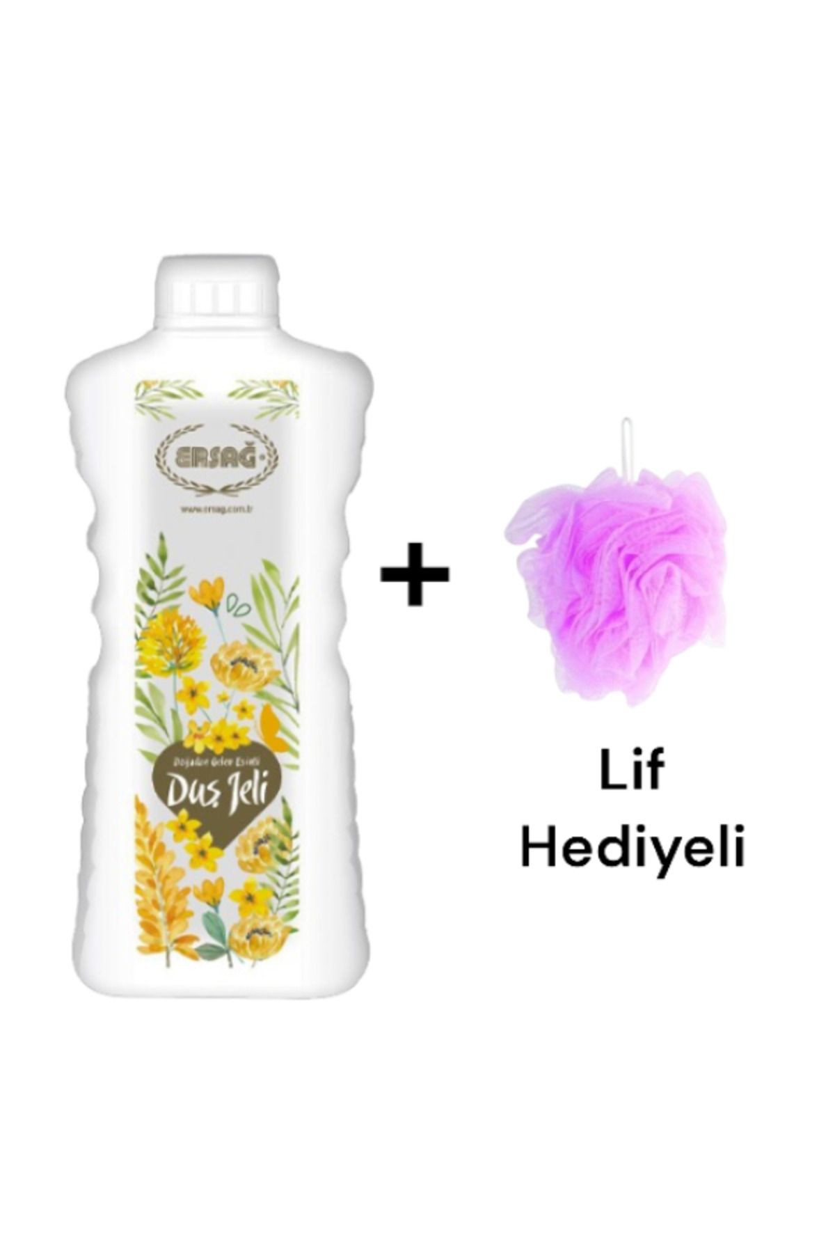 Ersağ Duş Jeli 1000 ML - ( Lif Hediye'li)